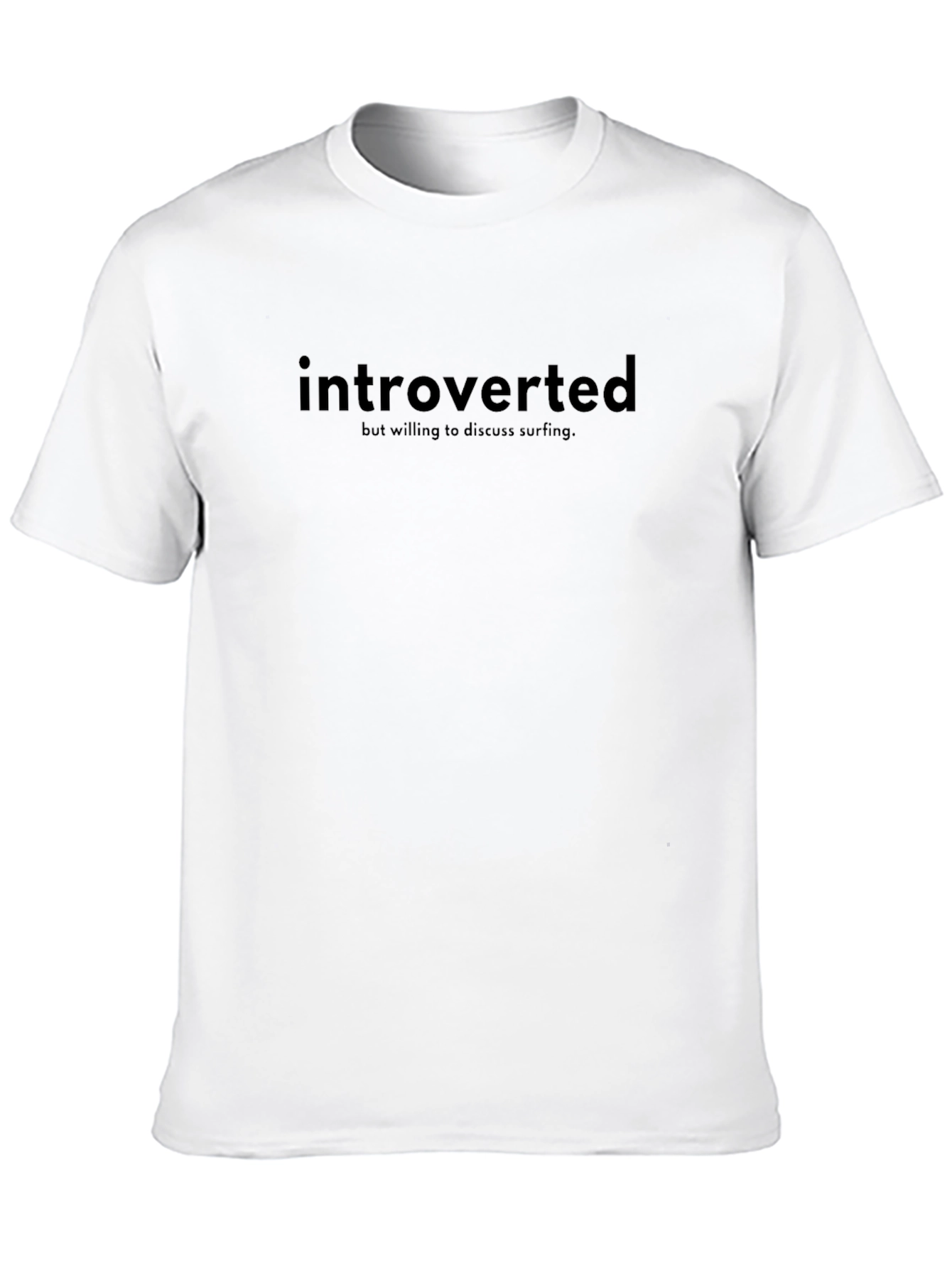 Introverted Surfing T-Shirt - Funny Tee