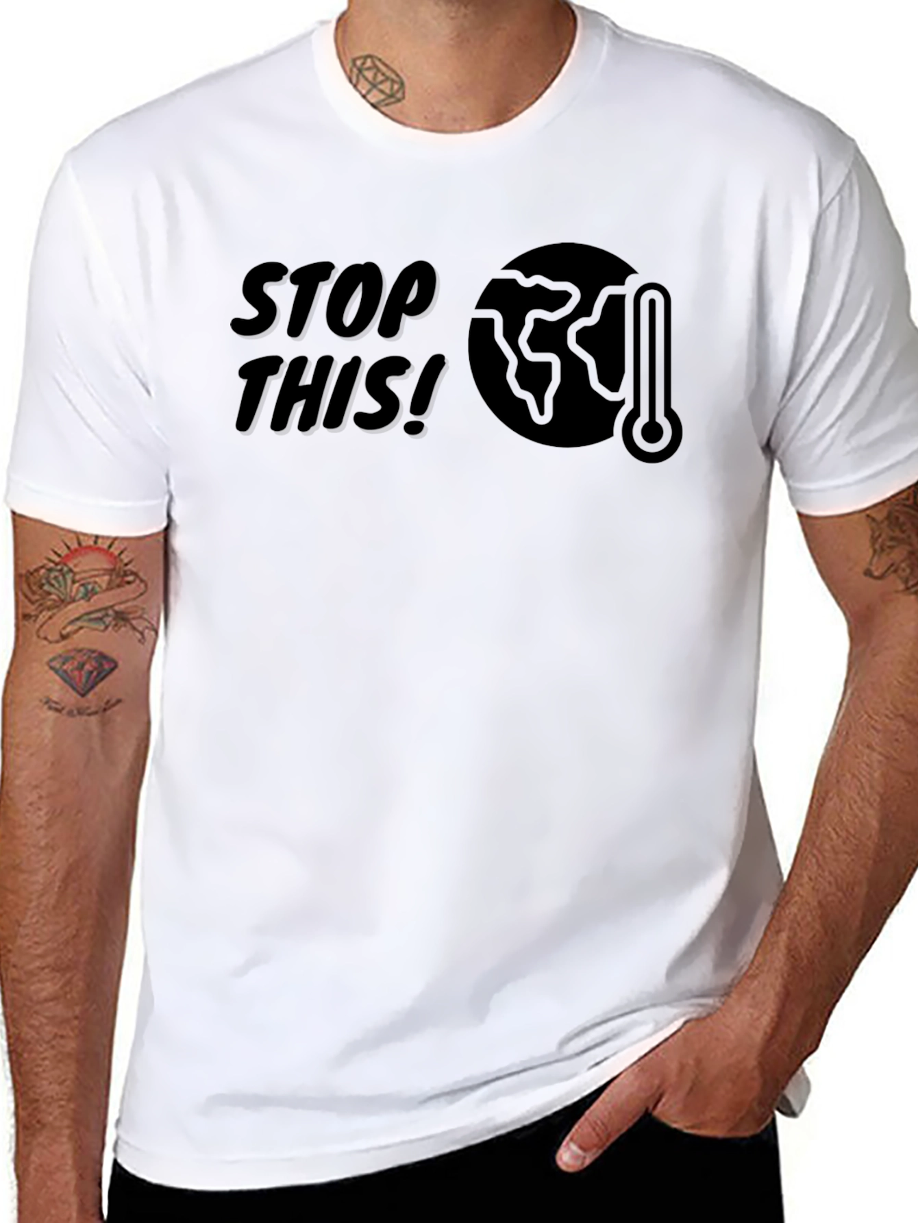 Stop This! Global Warming Awareness T-Shirt