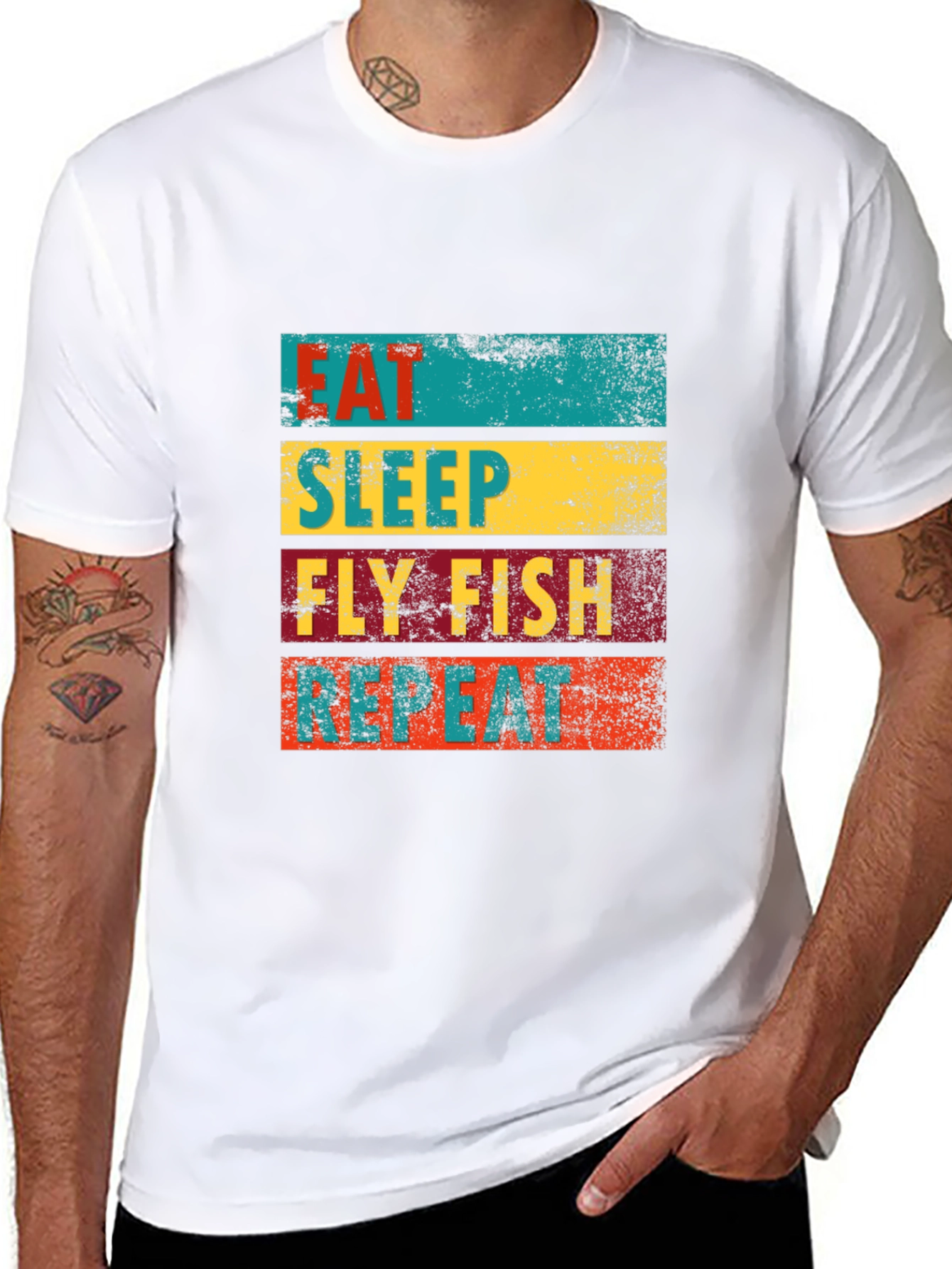 Eat Sleep Fly Fish Repeat T-Shirt