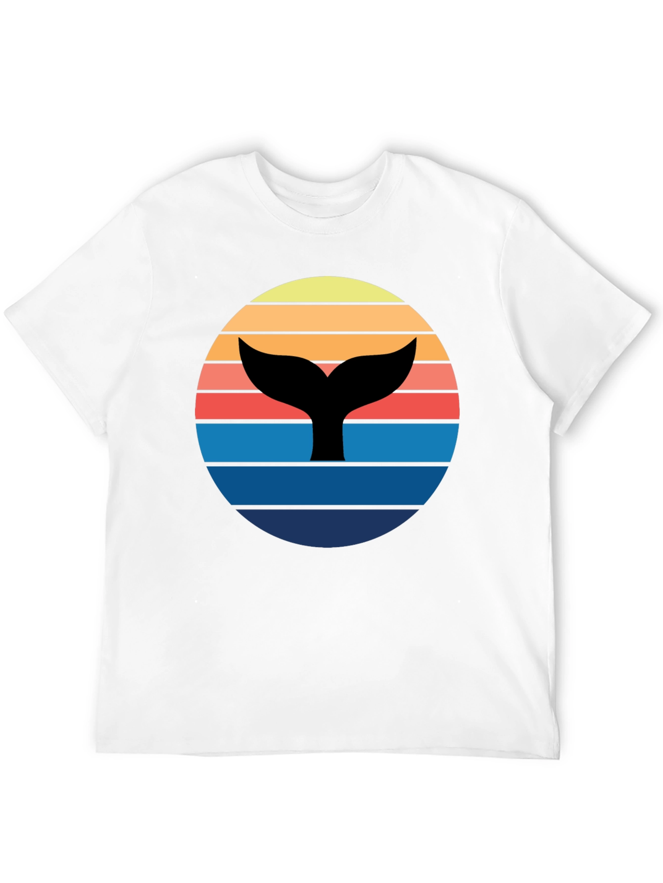 Whale Tail Sunset Graphic Tee
