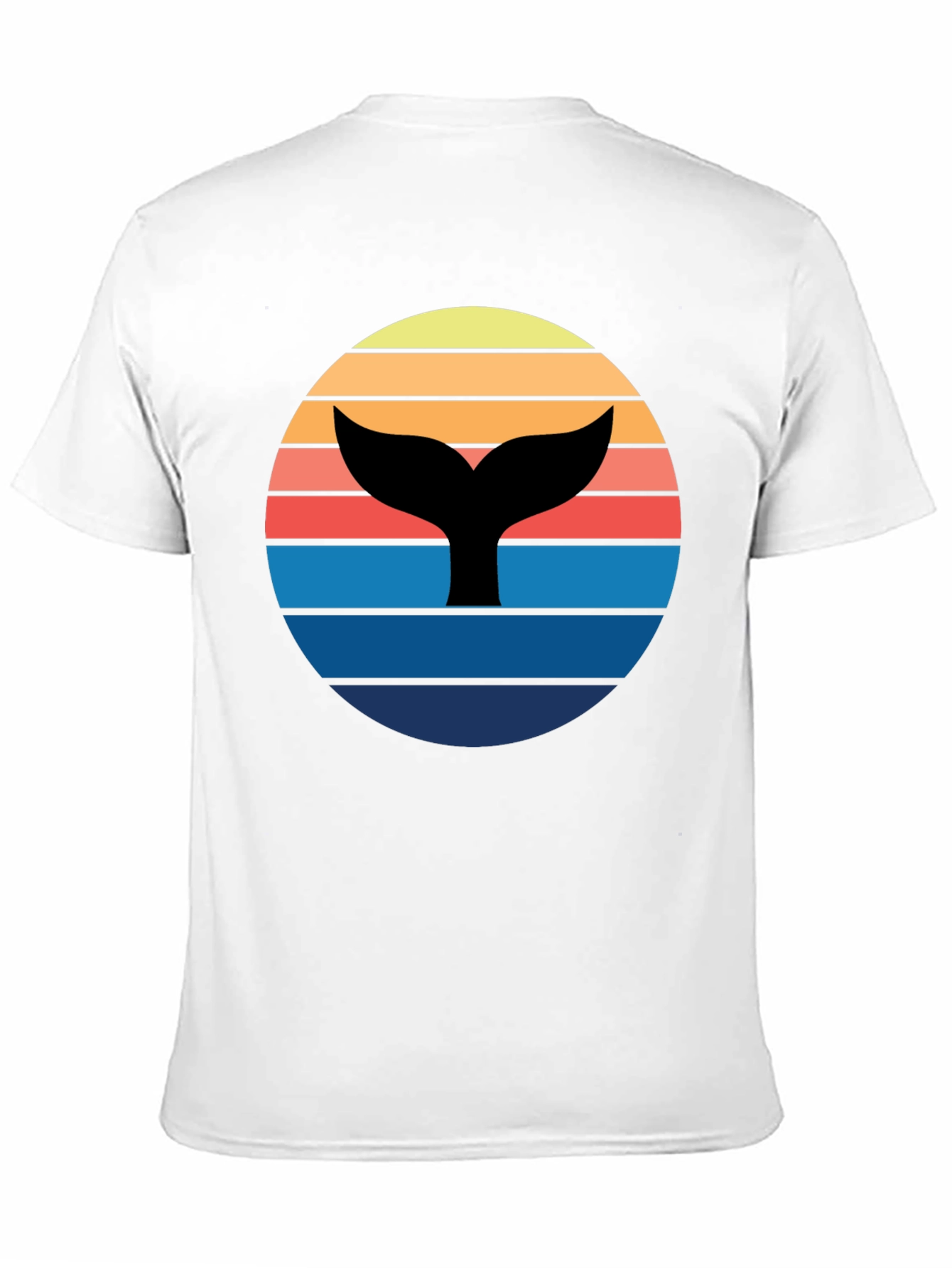 Whale Tail Sunset Graphic Tee