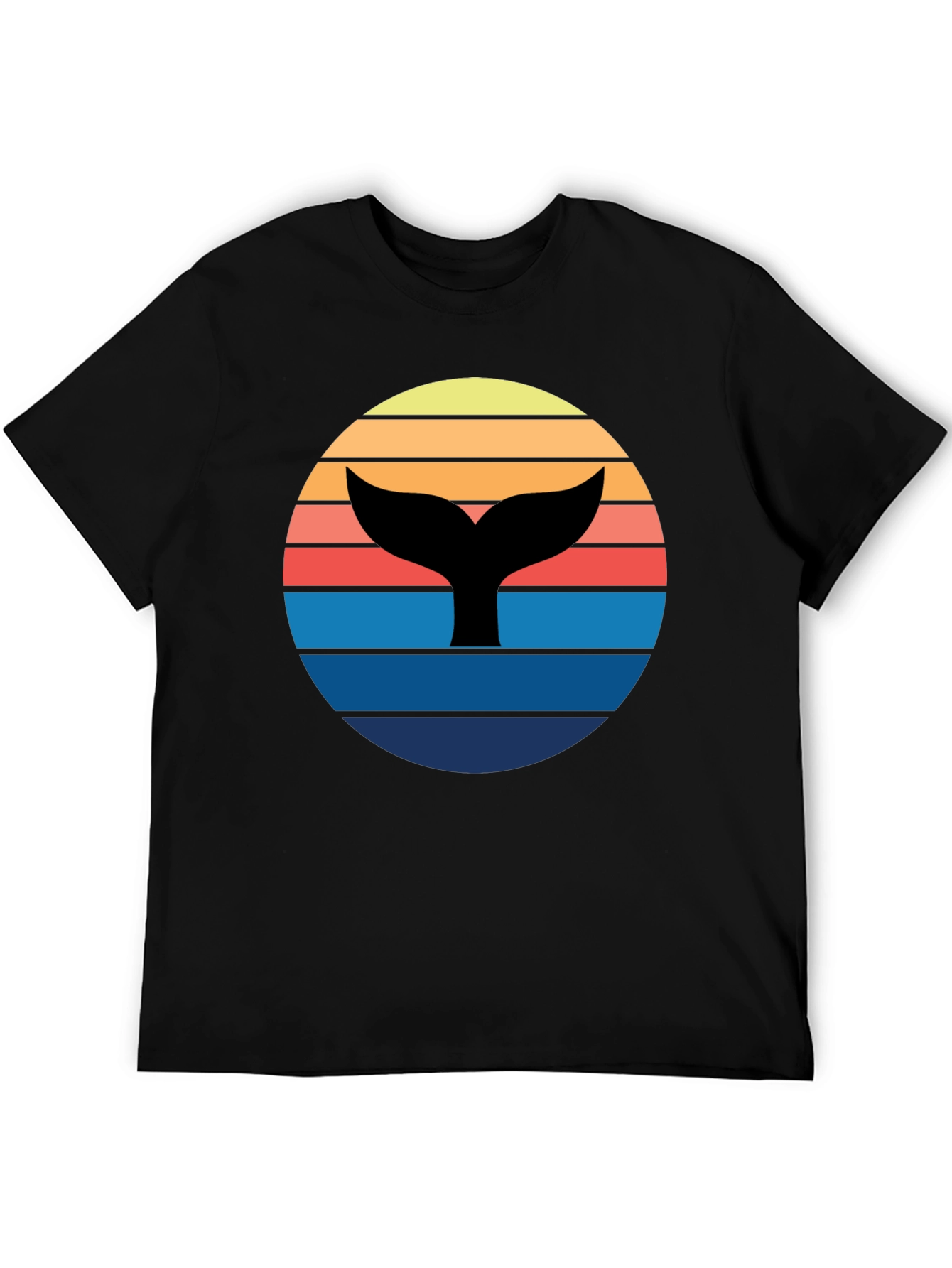 Whale Tail Sunset Graphic Tee