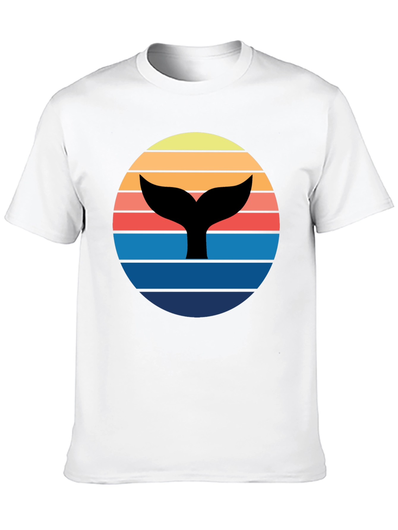 Whale Tail Sunset Graphic Tee
