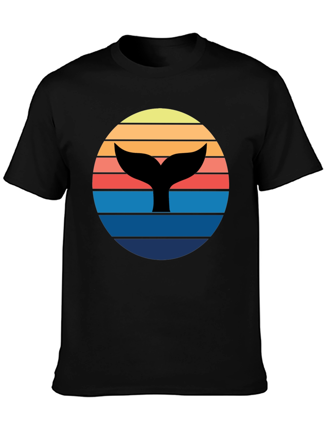 Whale Tail Sunset Graphic Tee