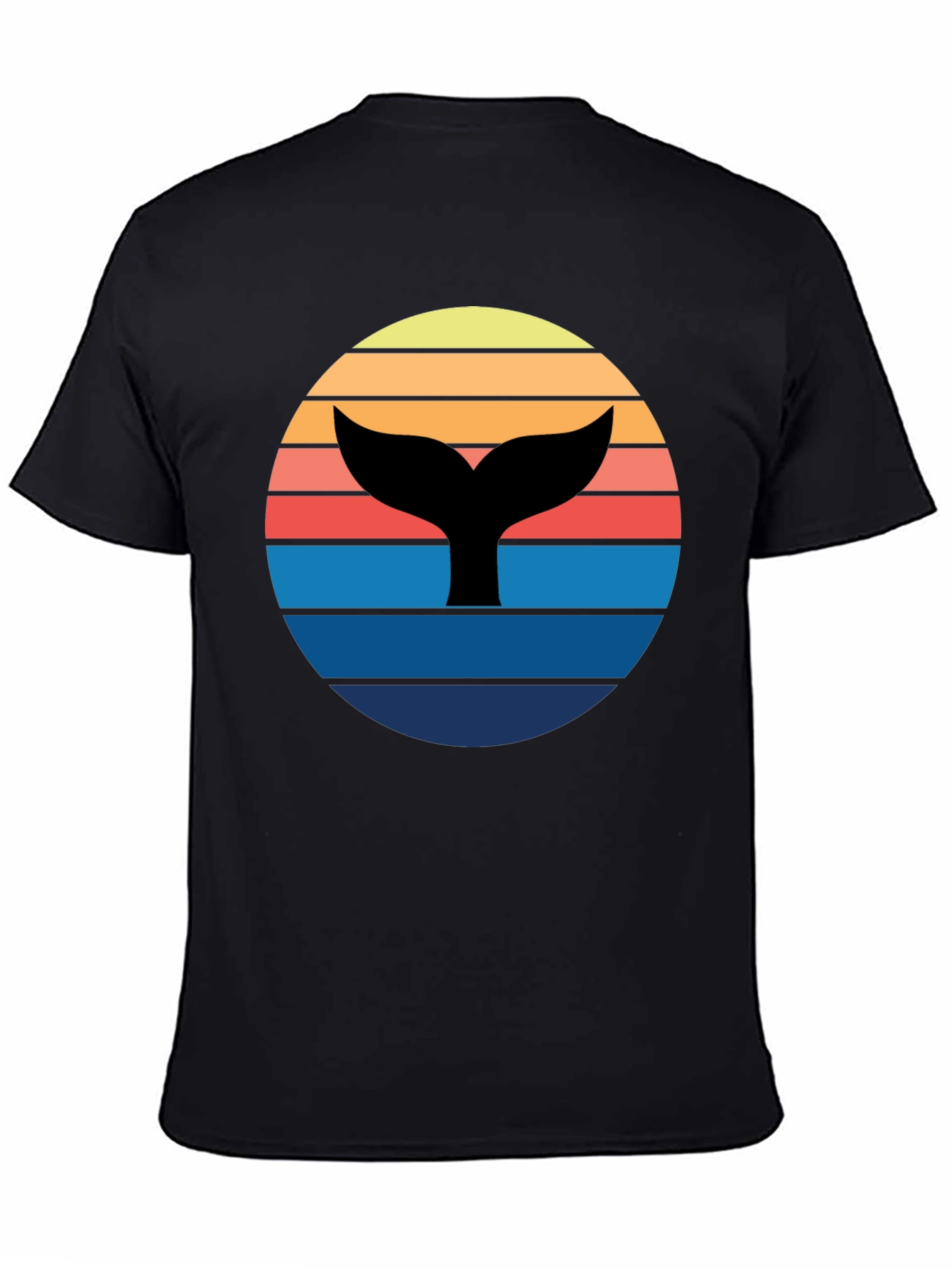 Whale Tail Sunset Graphic Tee