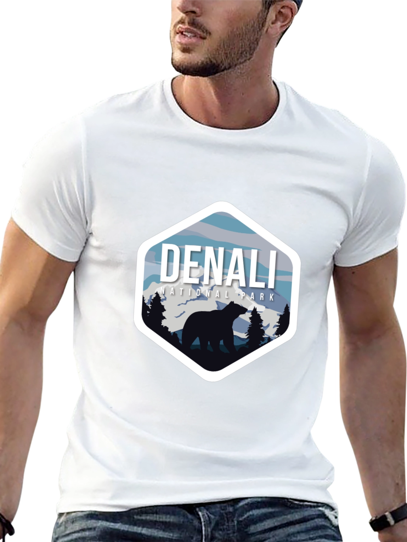 Denali National Park T-Shirt - Bear Design