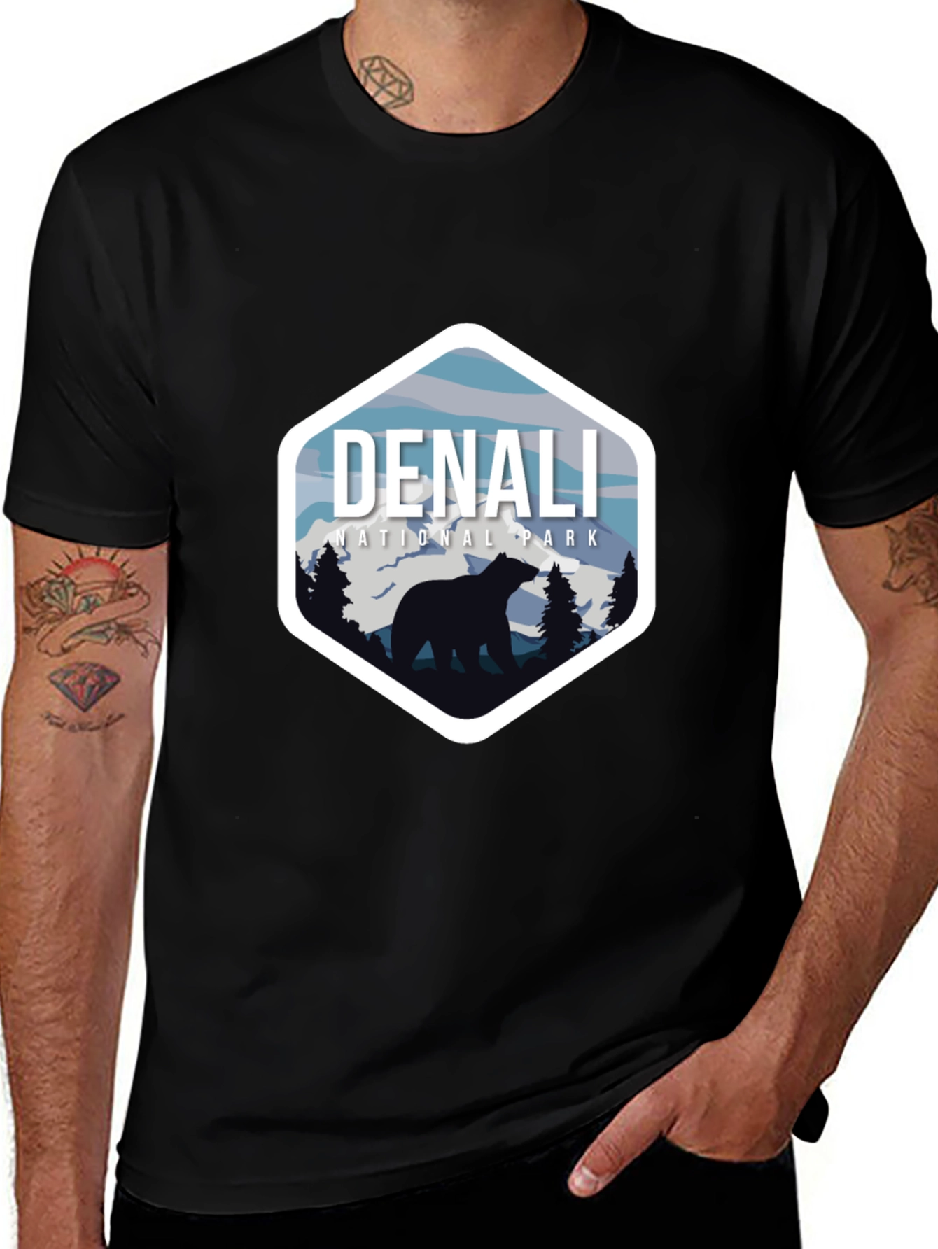 Denali National Park T-Shirt - Bear Design