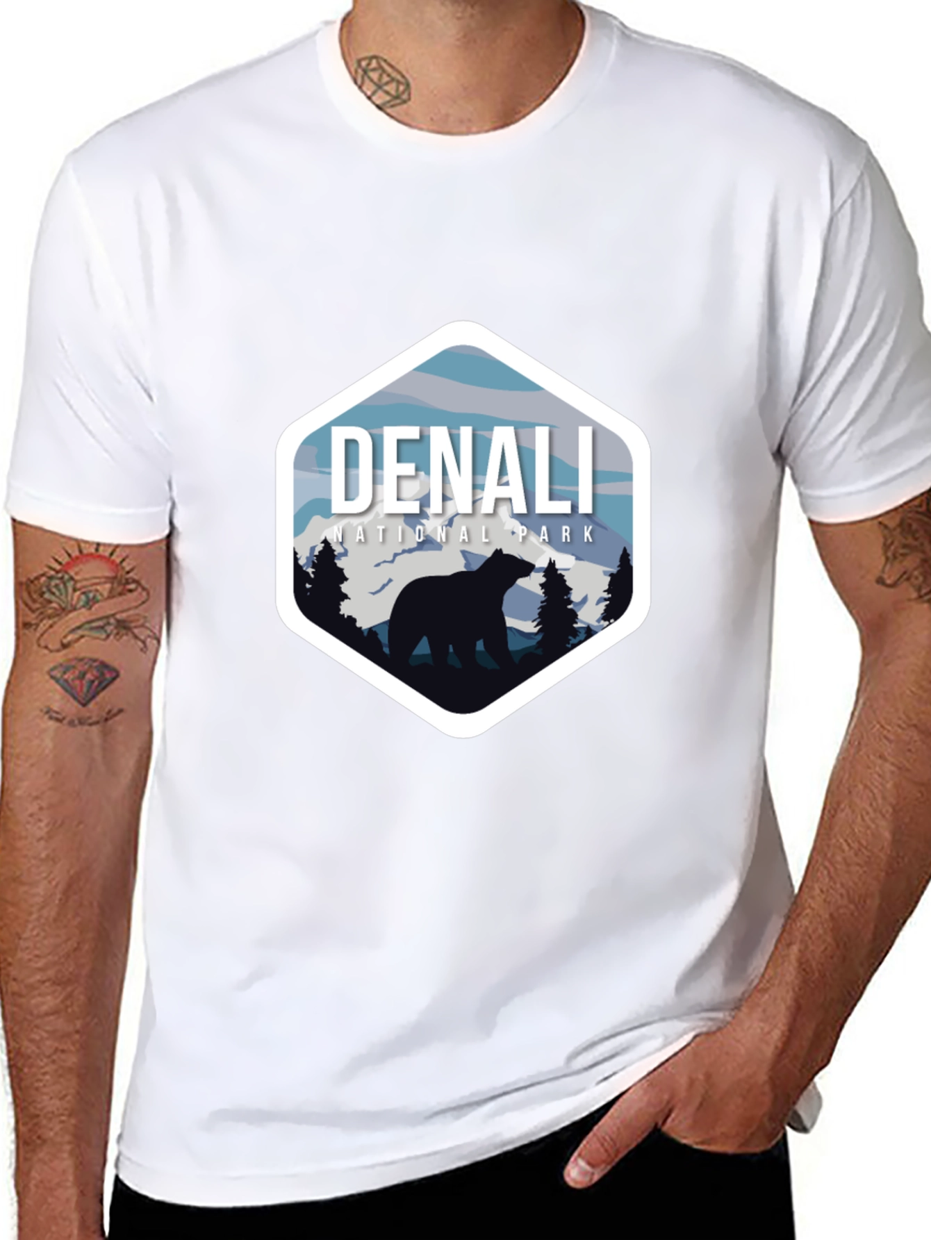 Denali National Park T-Shirt - Bear Design