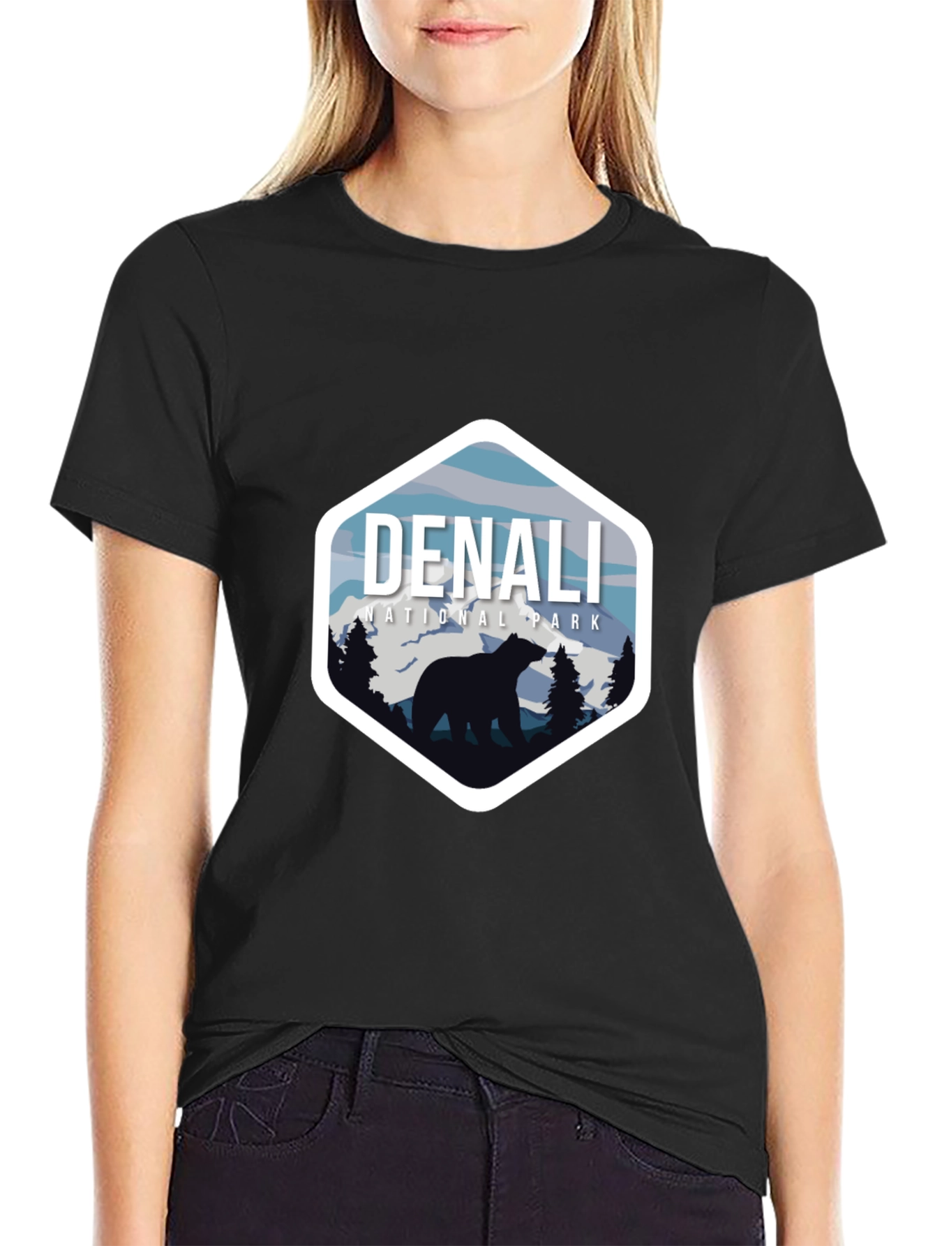 Denali National Park T-Shirt - Bear Design
