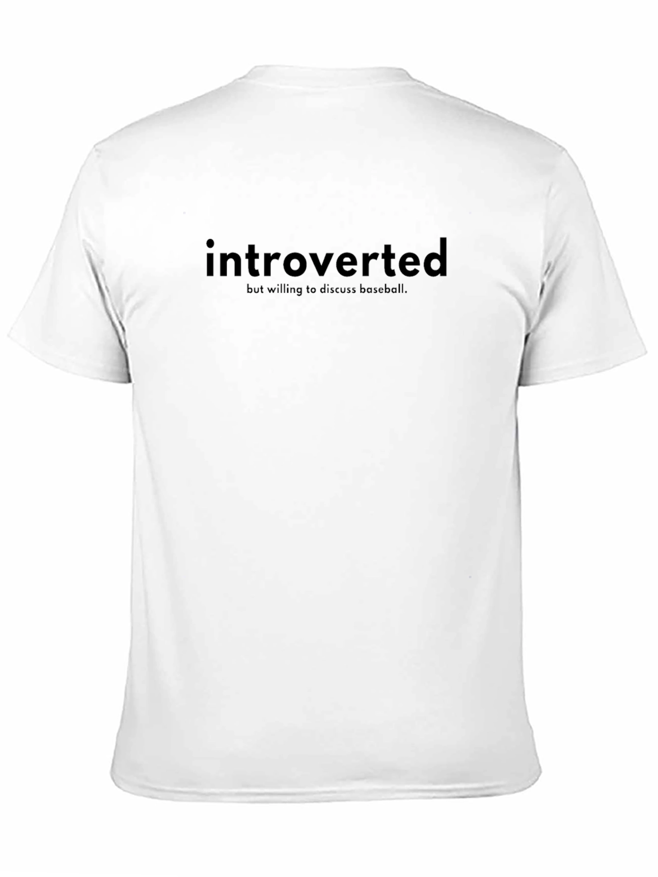 Introverted Baseball Fan Tee