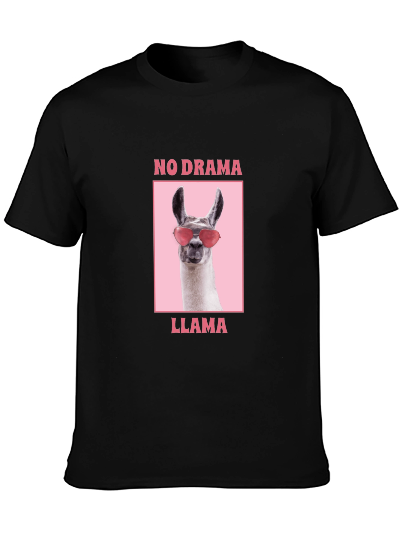 No Drama Llama Graphic Tee - Funny Animal Shirt