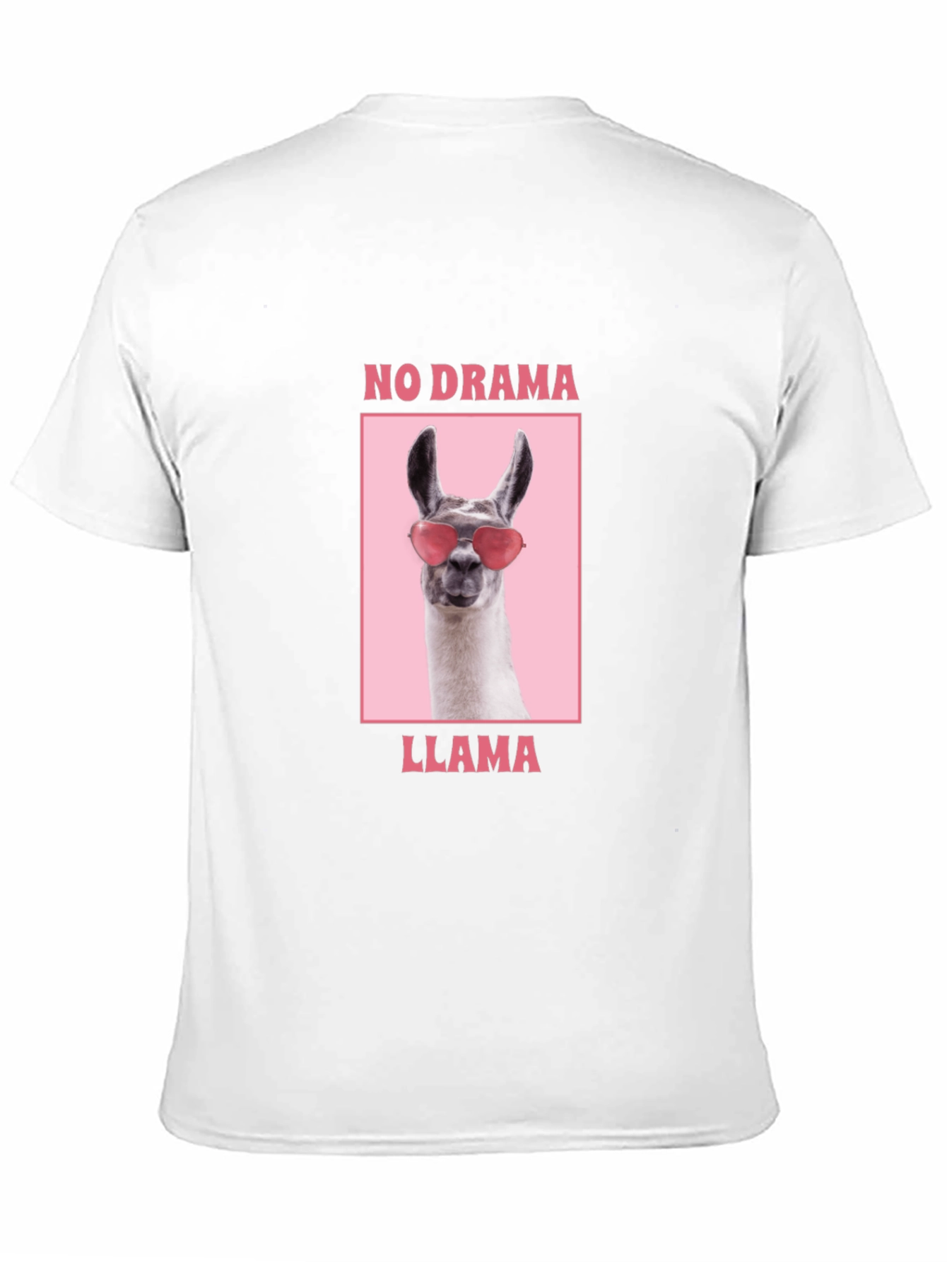 No Drama Llama Graphic Tee - Funny Animal Shirt