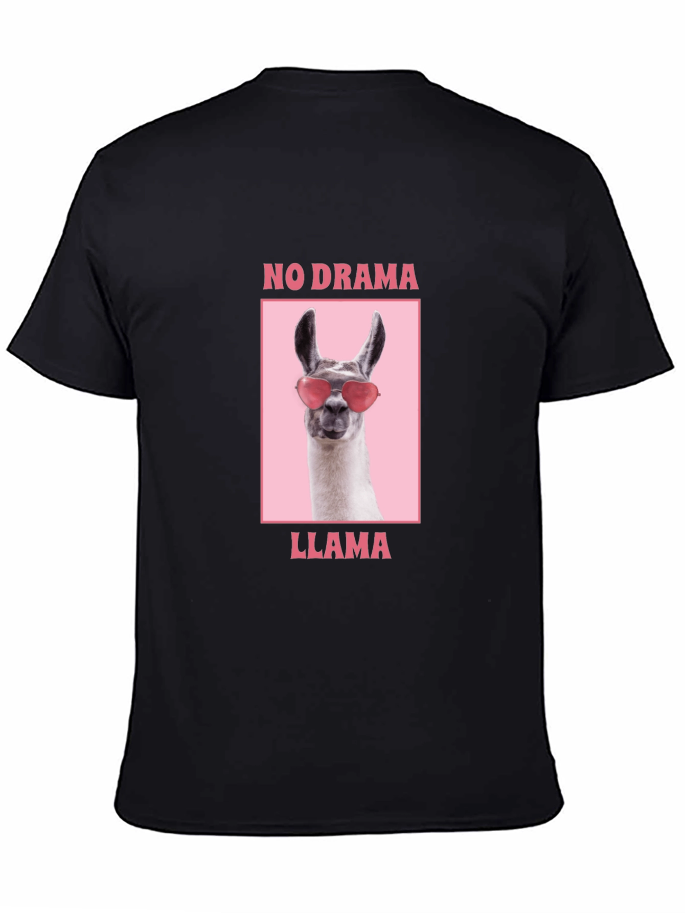 No Drama Llama Graphic Tee - Funny Animal Shirt