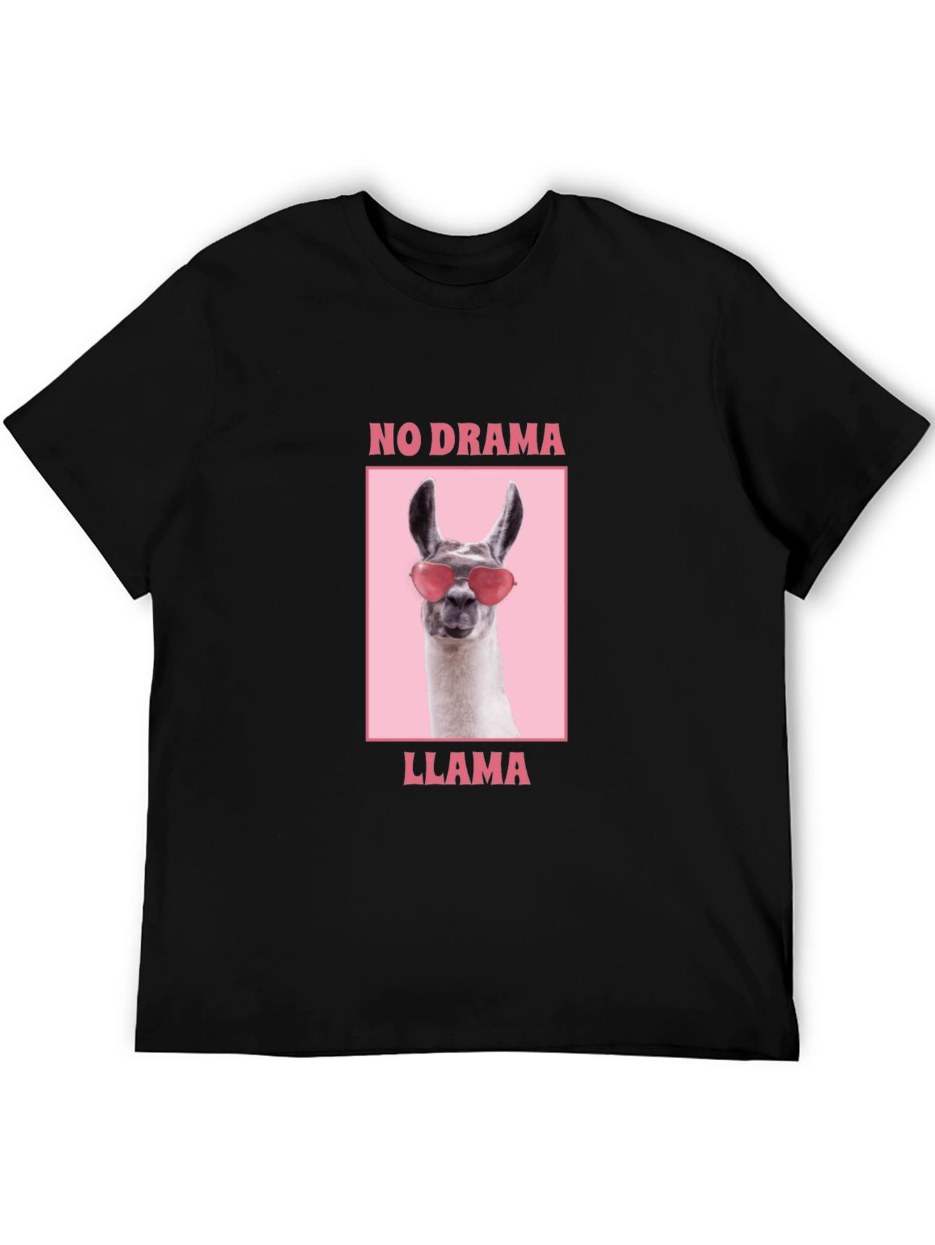 No Drama Llama Graphic Tee - Funny Animal Shirt