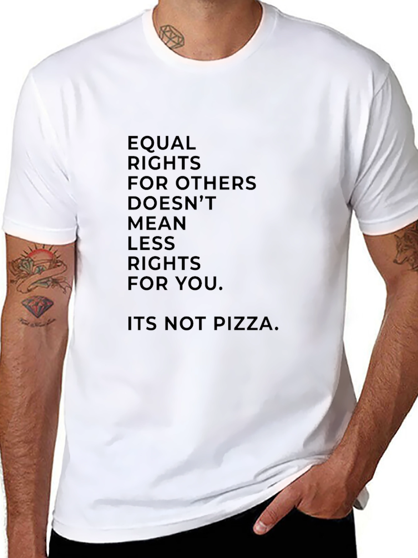 Equal Rights T-Shirt - Its Not Pizza