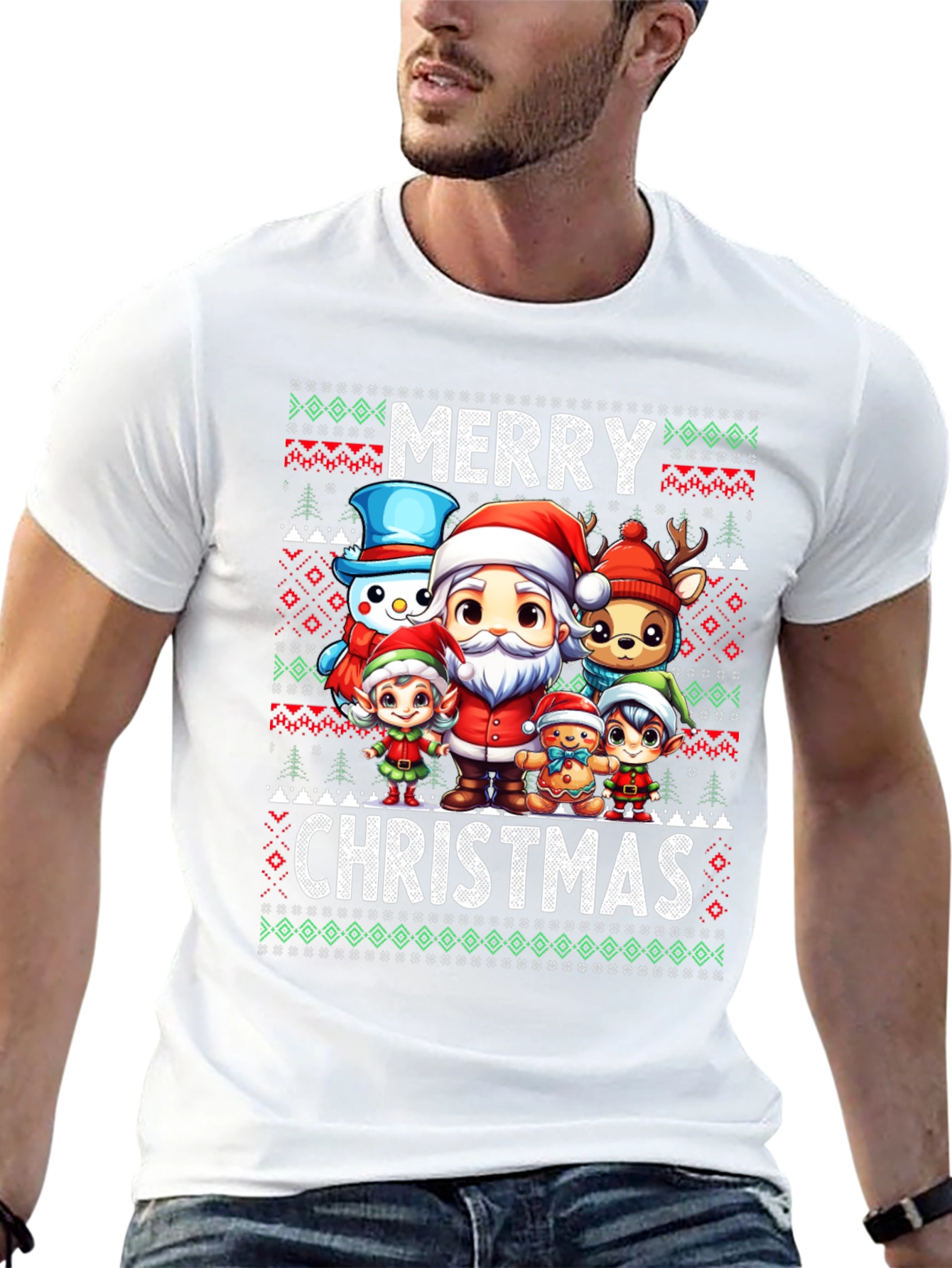 Merry Christmas Cartoon T-Shirt
