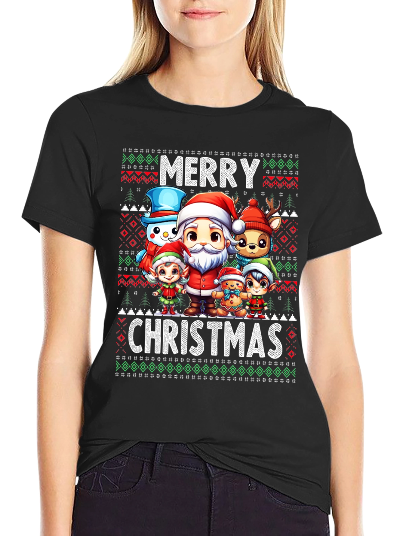 Merry Christmas Cartoon T-Shirt