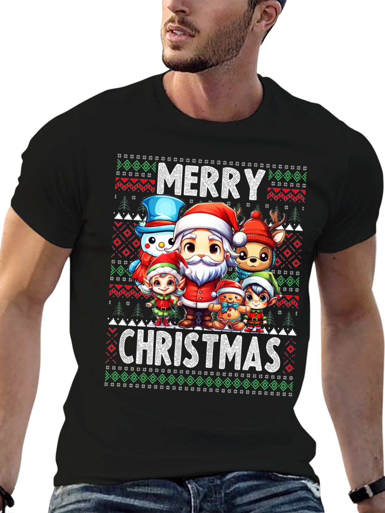 Merry Christmas Cartoon T-Shirt