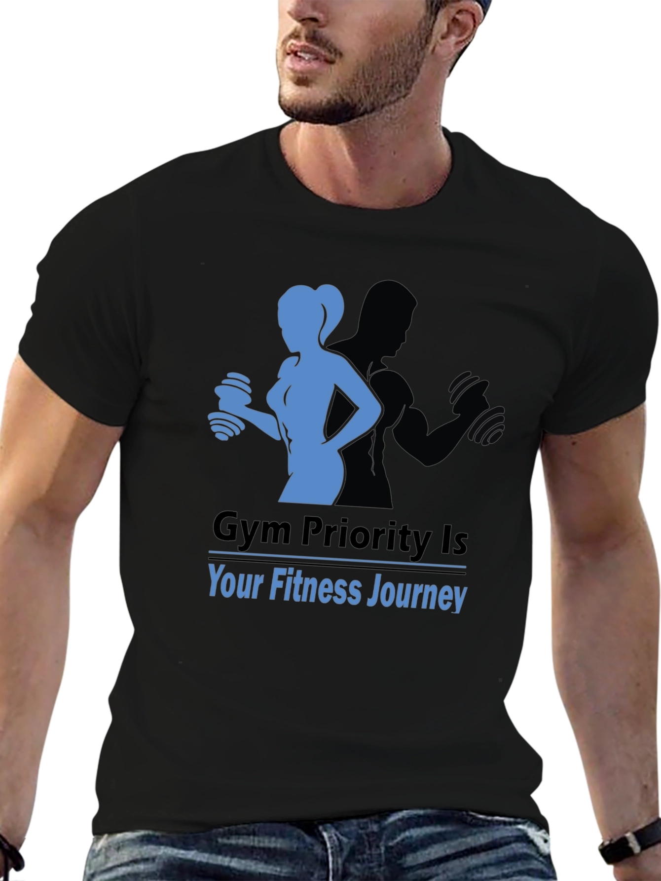 Gym Priority Fitness Graphic T-Shirt