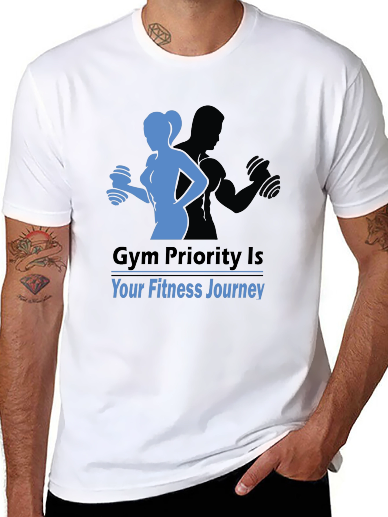 Gym Priority Fitness Graphic T-Shirt