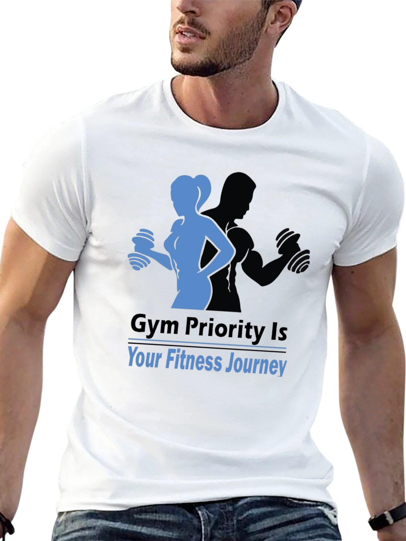 Gym Priority Fitness Graphic T-Shirt