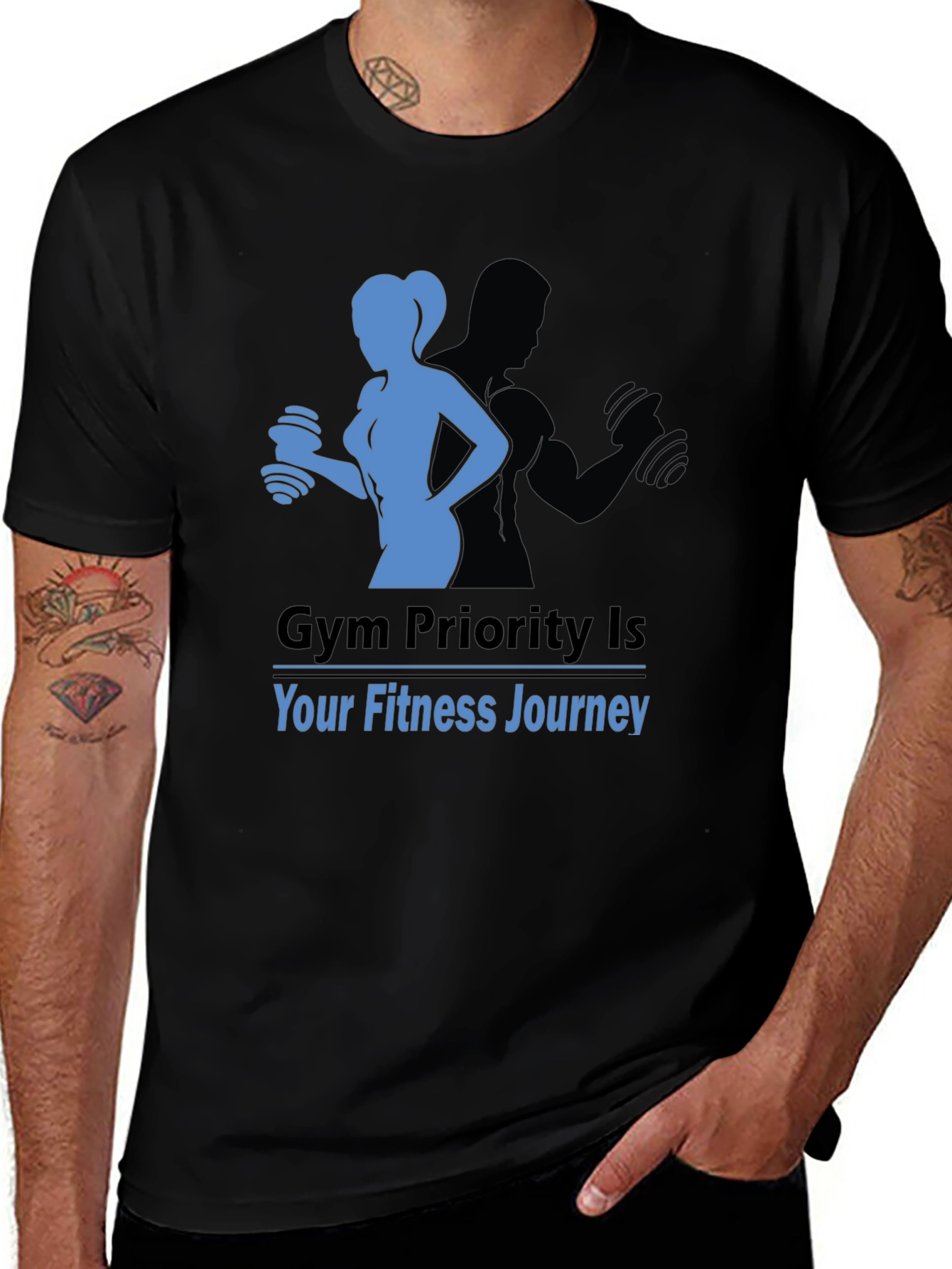 Gym Priority Fitness Graphic T-Shirt