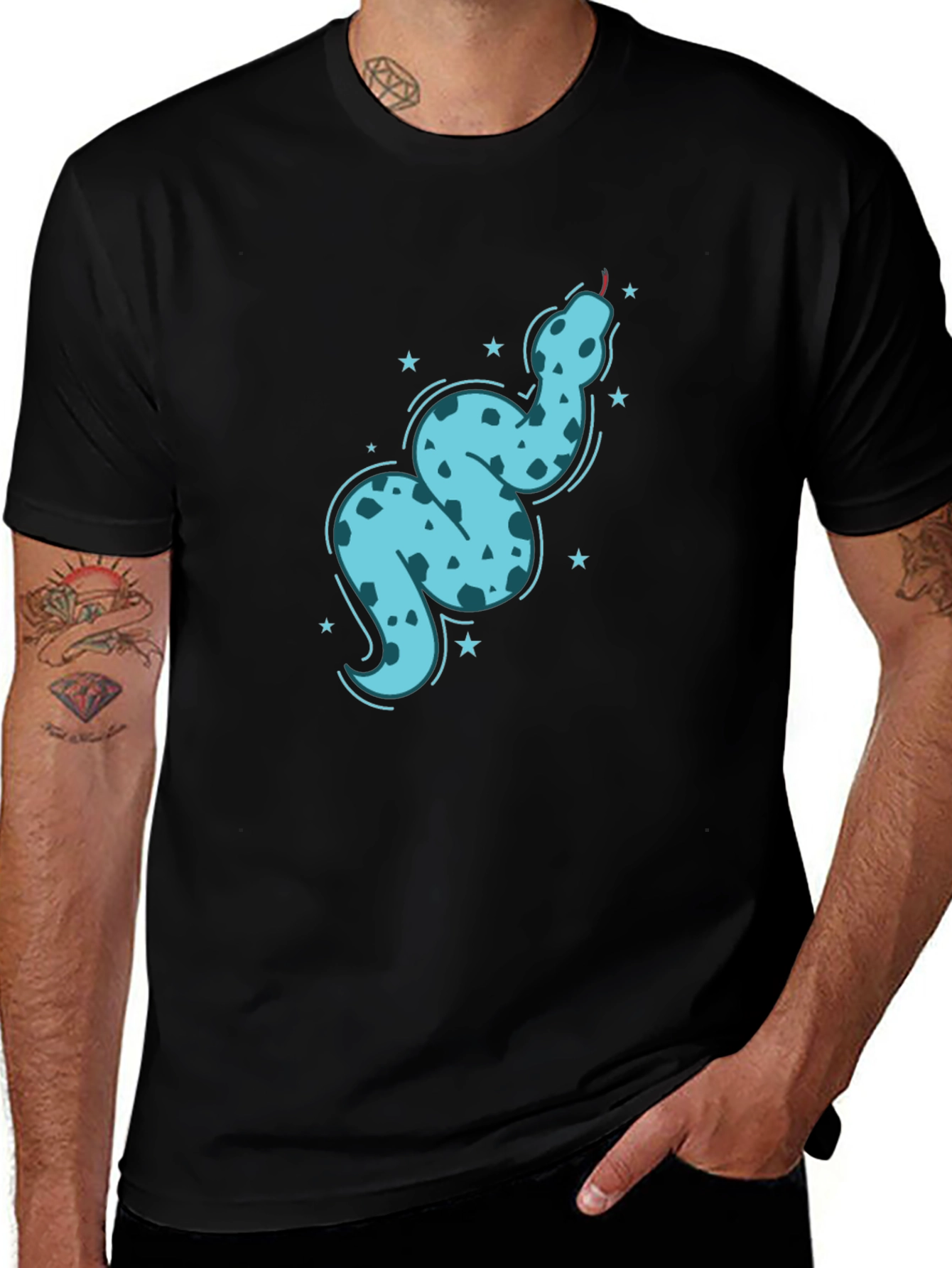 Cosmic Snake Graphic Tee