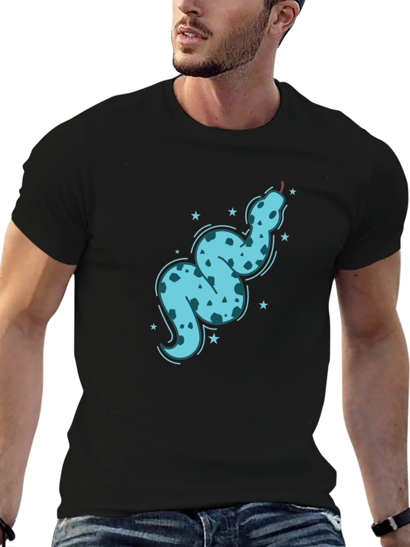 Cosmic Snake Graphic Tee