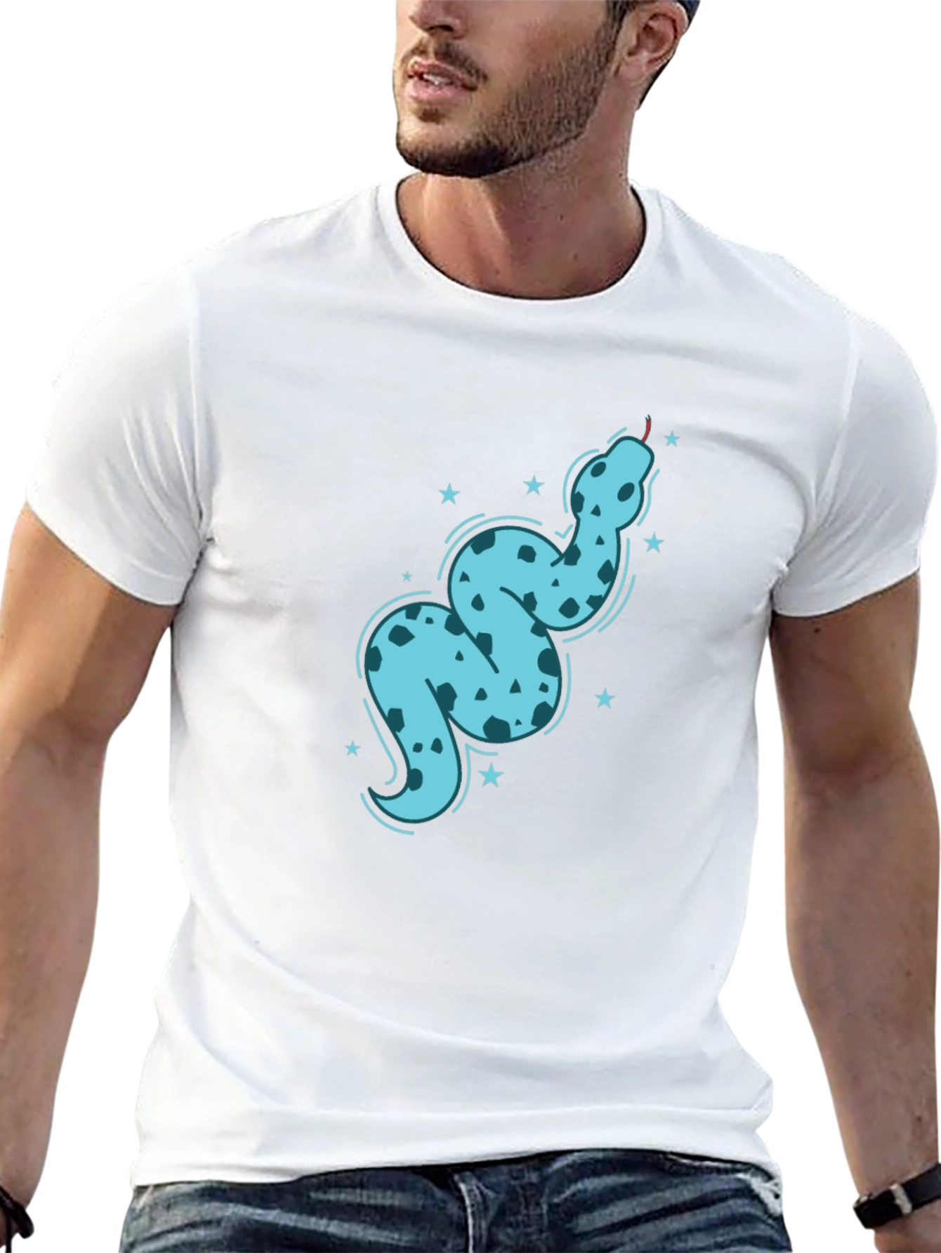 Cosmic Snake Graphic Tee
