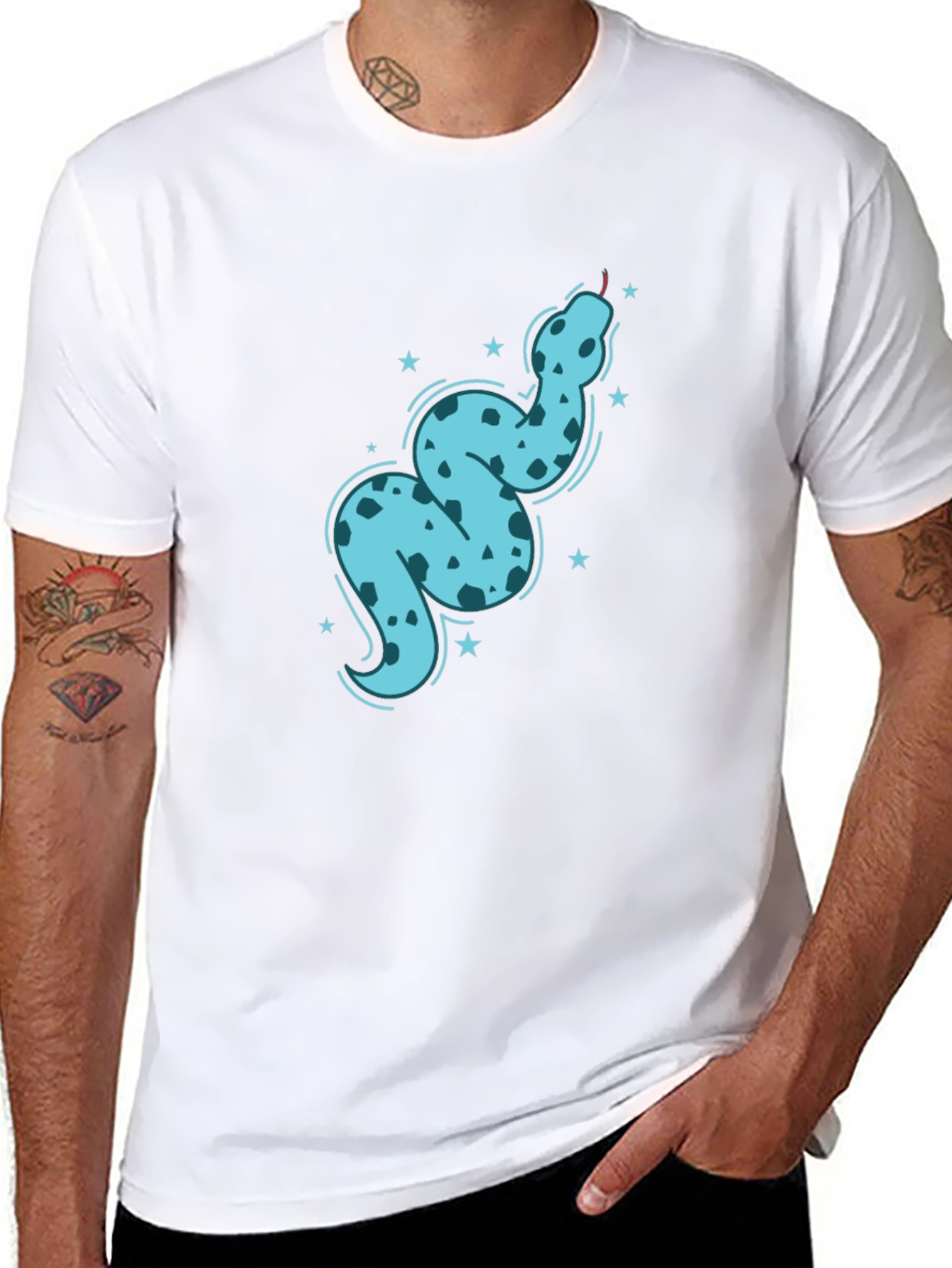 Cosmic Snake Graphic Tee