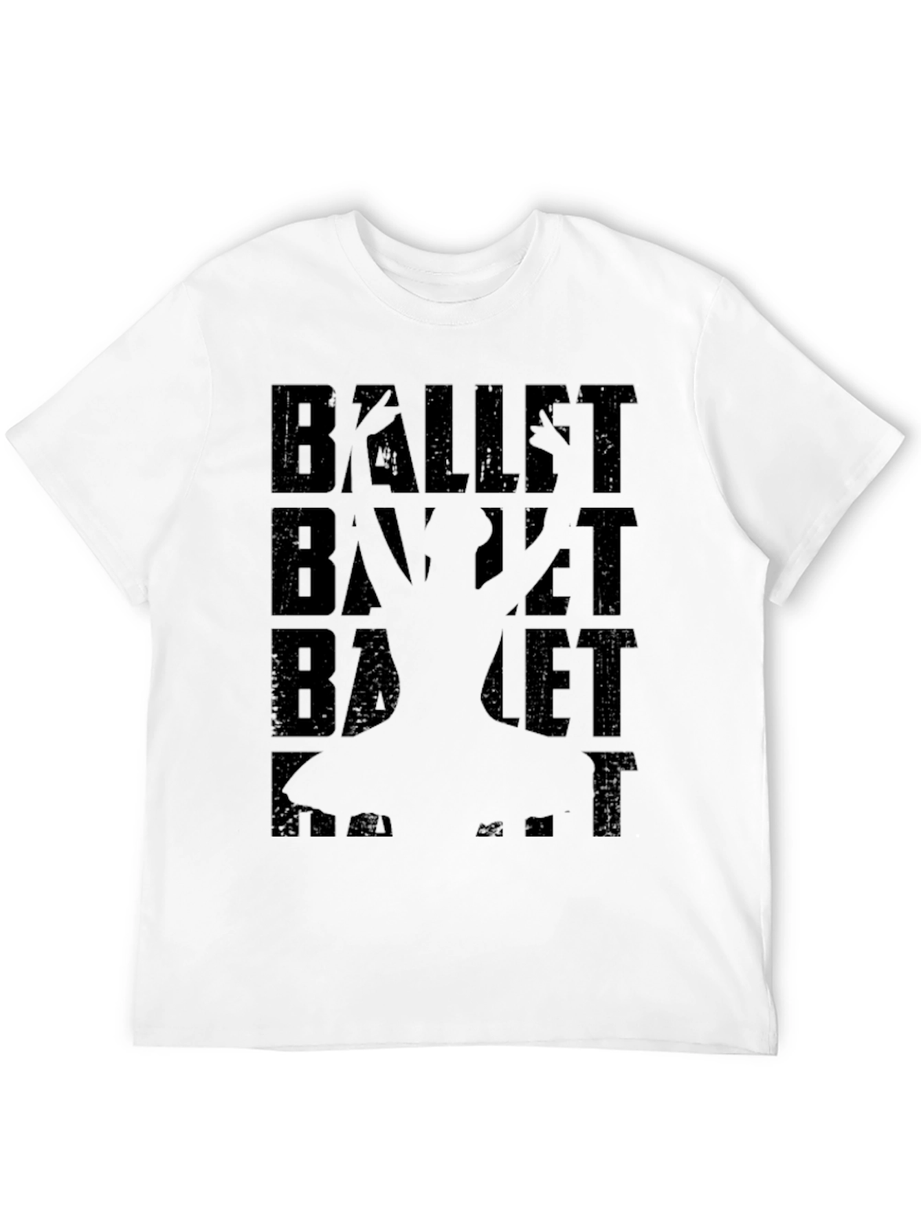 Ballet Silhouette Graphic Tee - Unisex Black Shirt