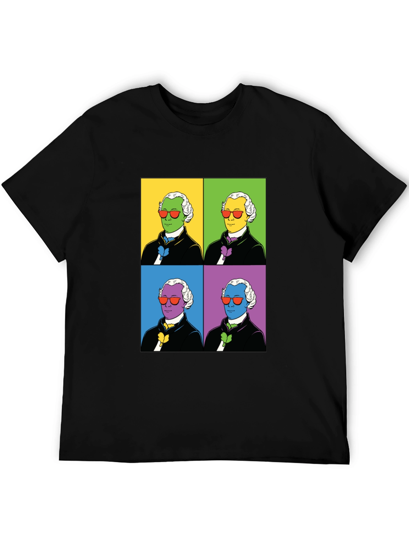 Pop Art Founding Father Graphic Tee