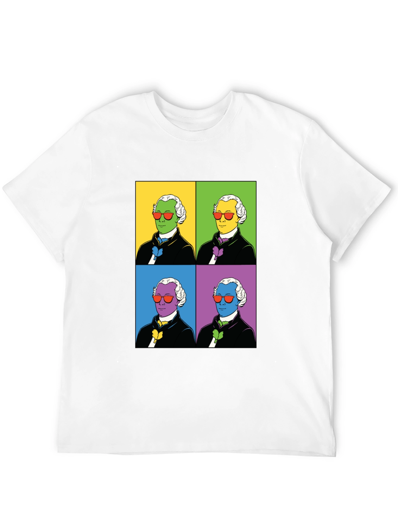 Pop Art Founding Father Graphic Tee