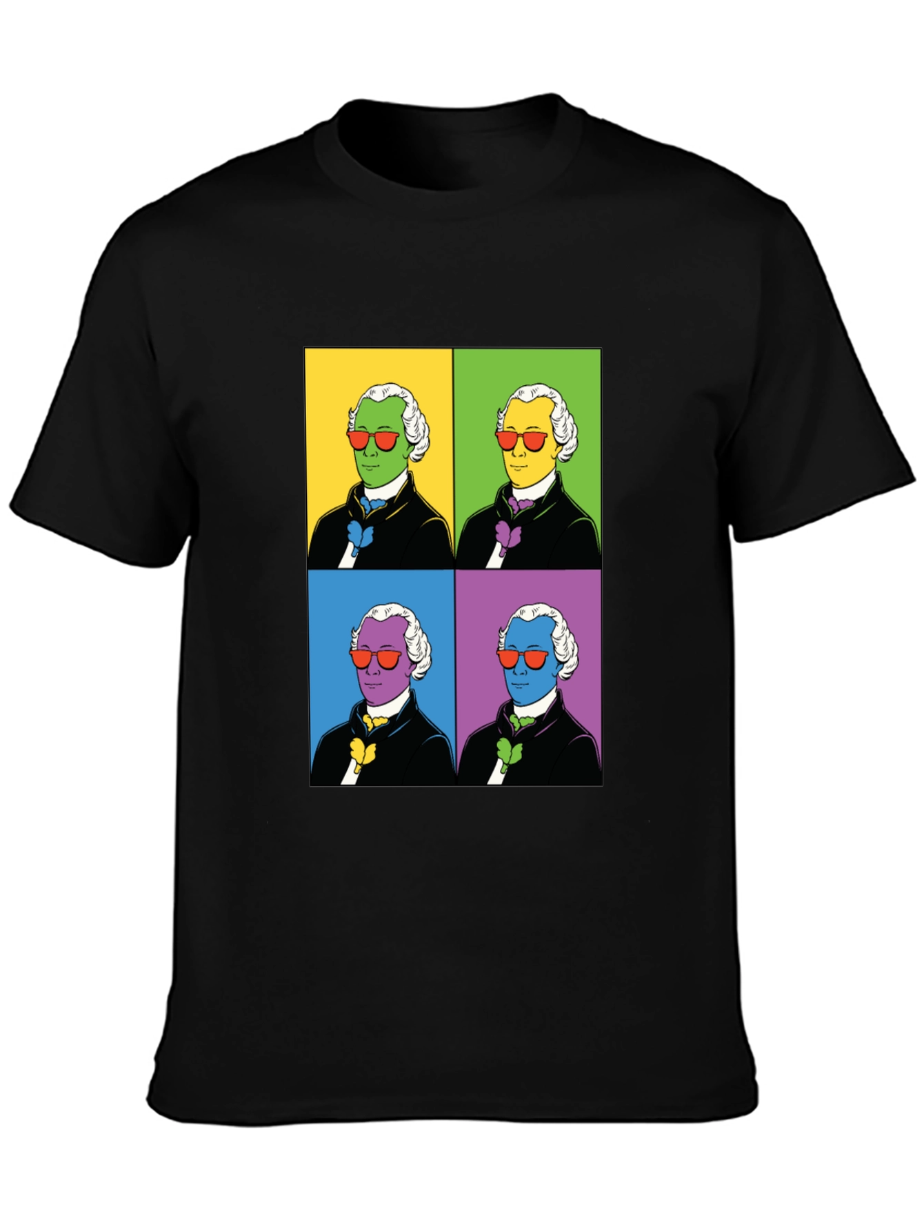 Pop Art Founding Father Graphic Tee