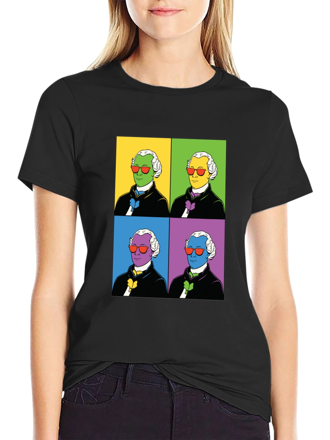 Pop Art Founding Father Graphic Tee
