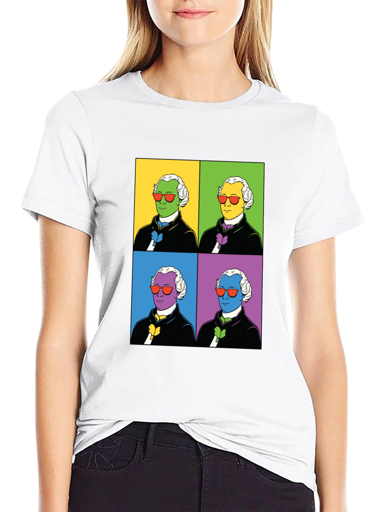 Pop Art Founding Father Graphic Tee
