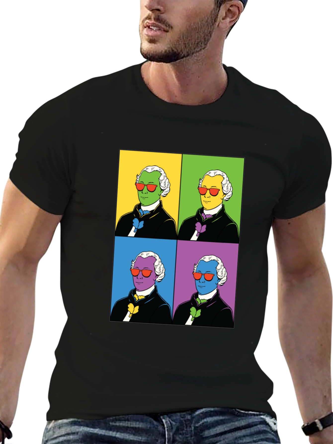 Pop Art Founding Father Graphic Tee