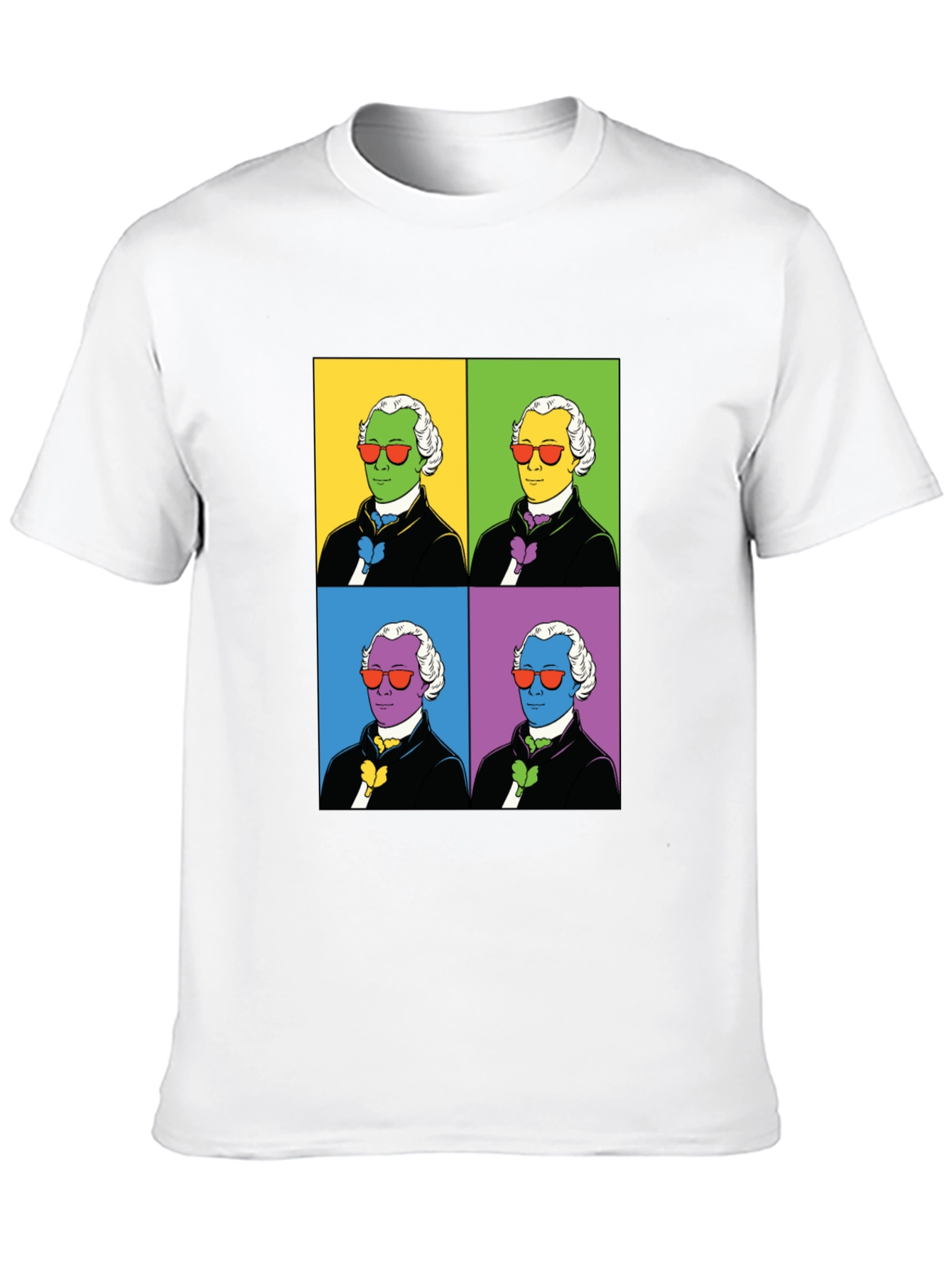 Pop Art Founding Father Graphic Tee