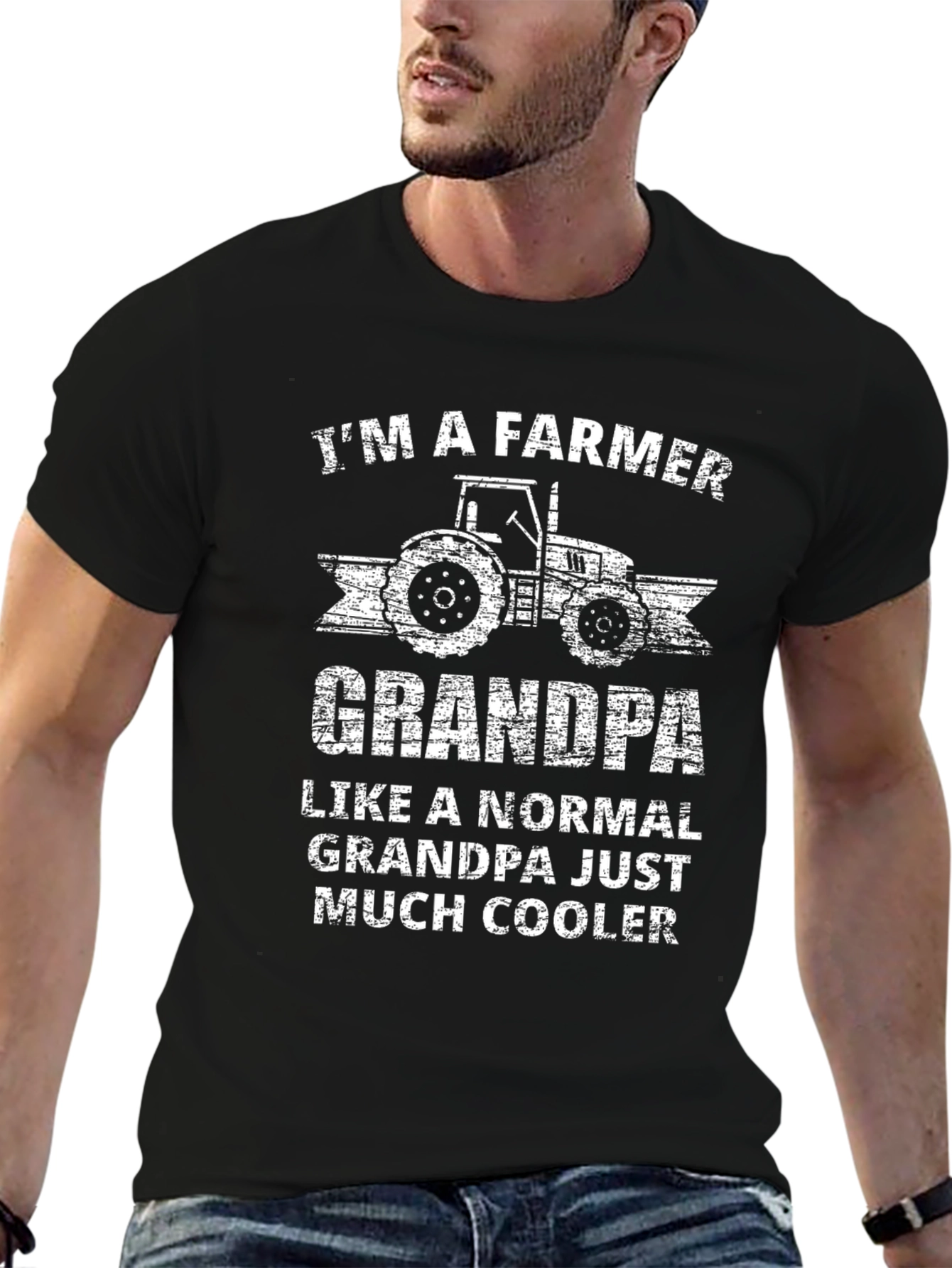 Farmer Grandpa T-Shirt - Cool Grandpa Tee