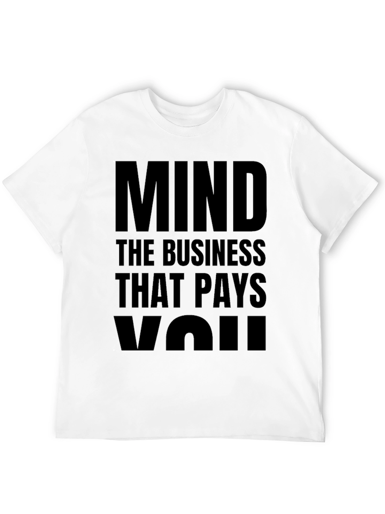 Mind The Business Black T-Shirt
