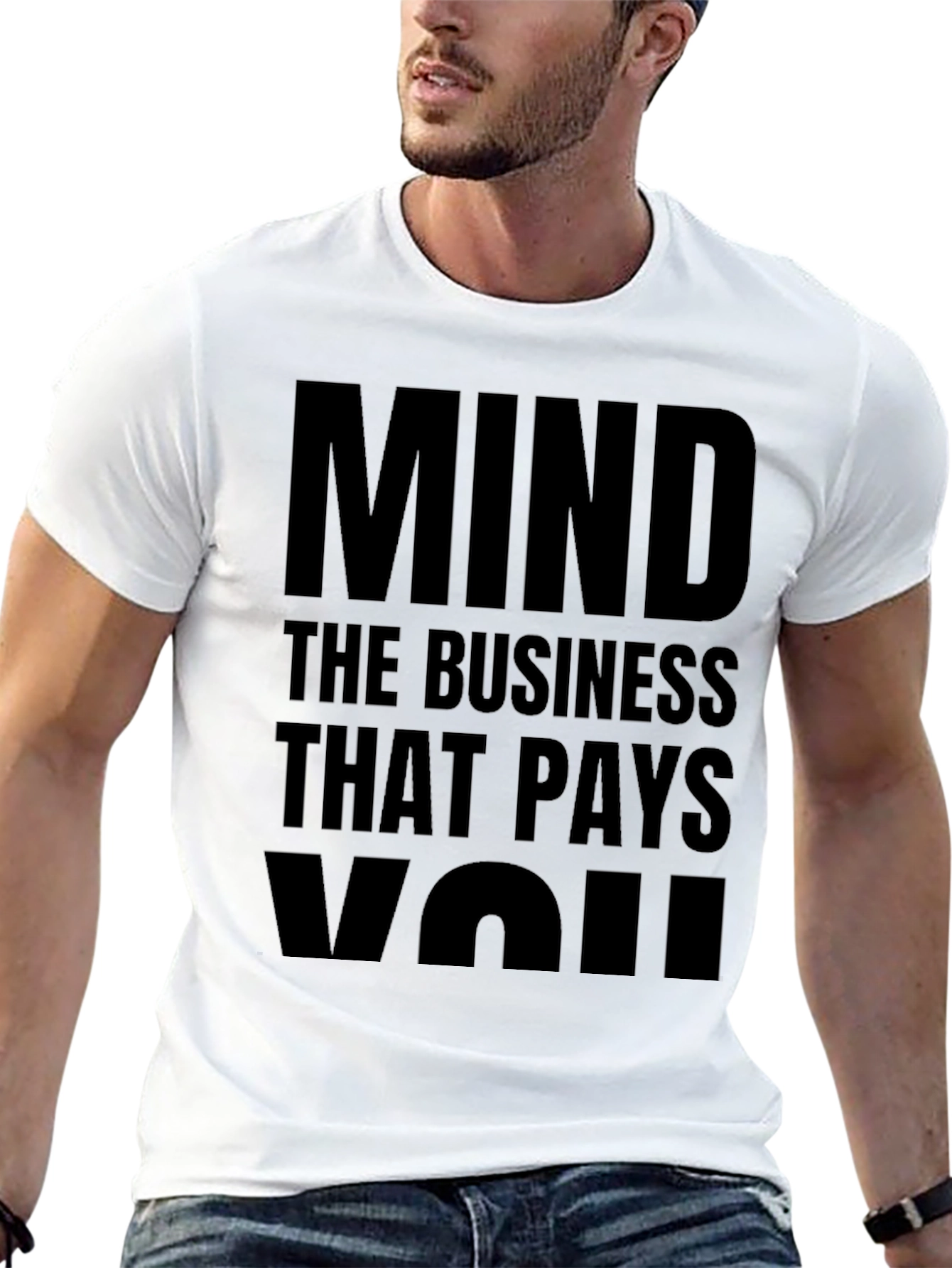 Mind The Business Black T-Shirt