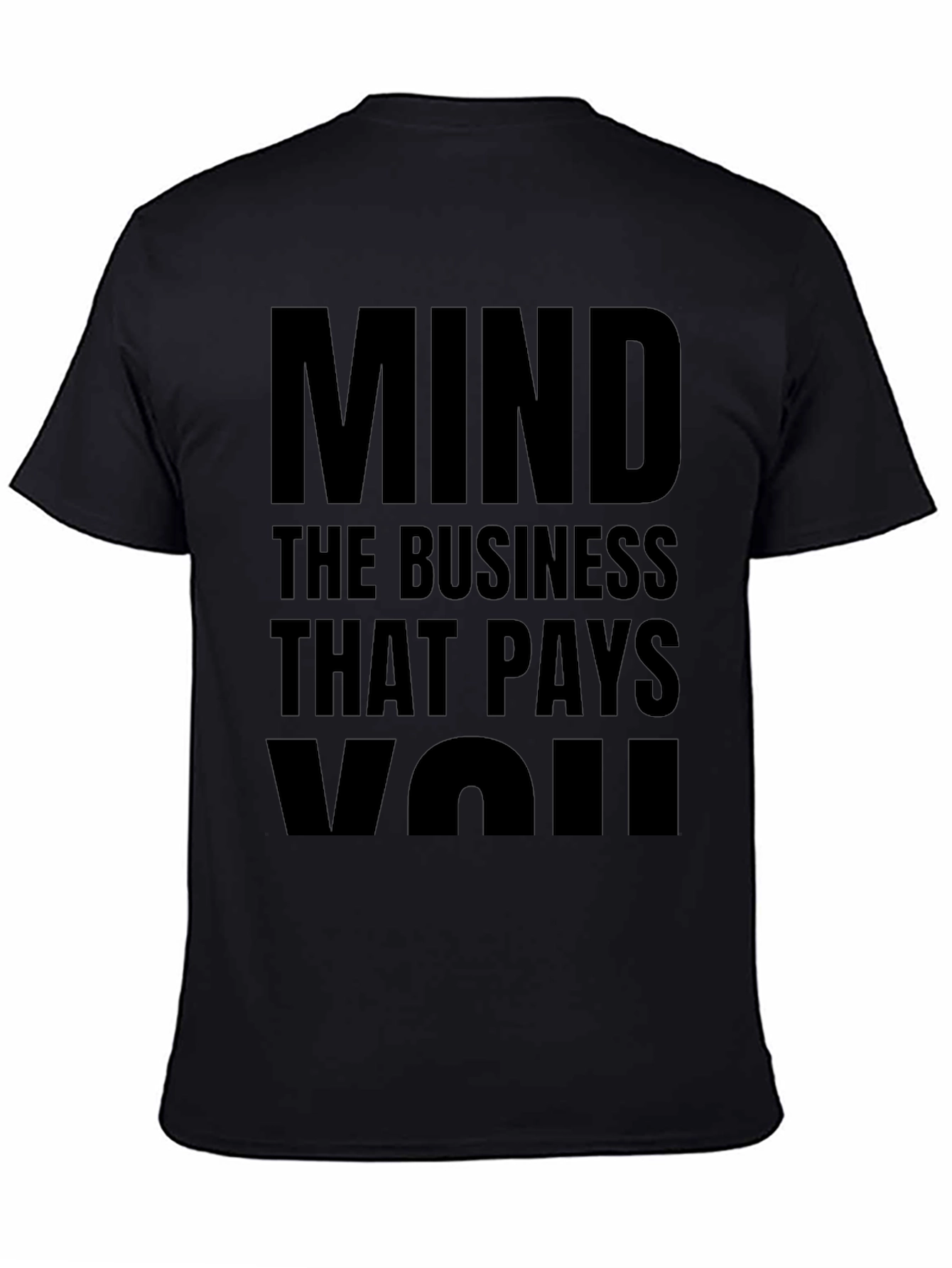 Mind The Business Black T-Shirt