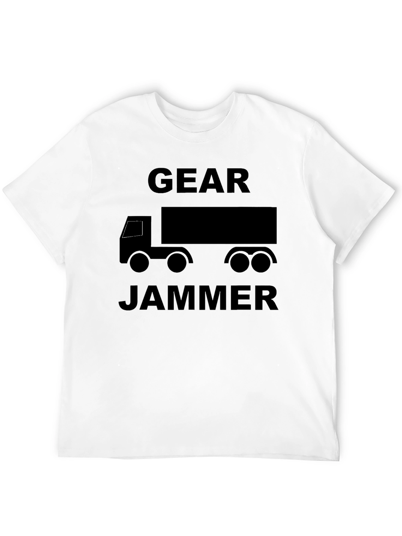 Gear Jammer Trucker Tee - Black