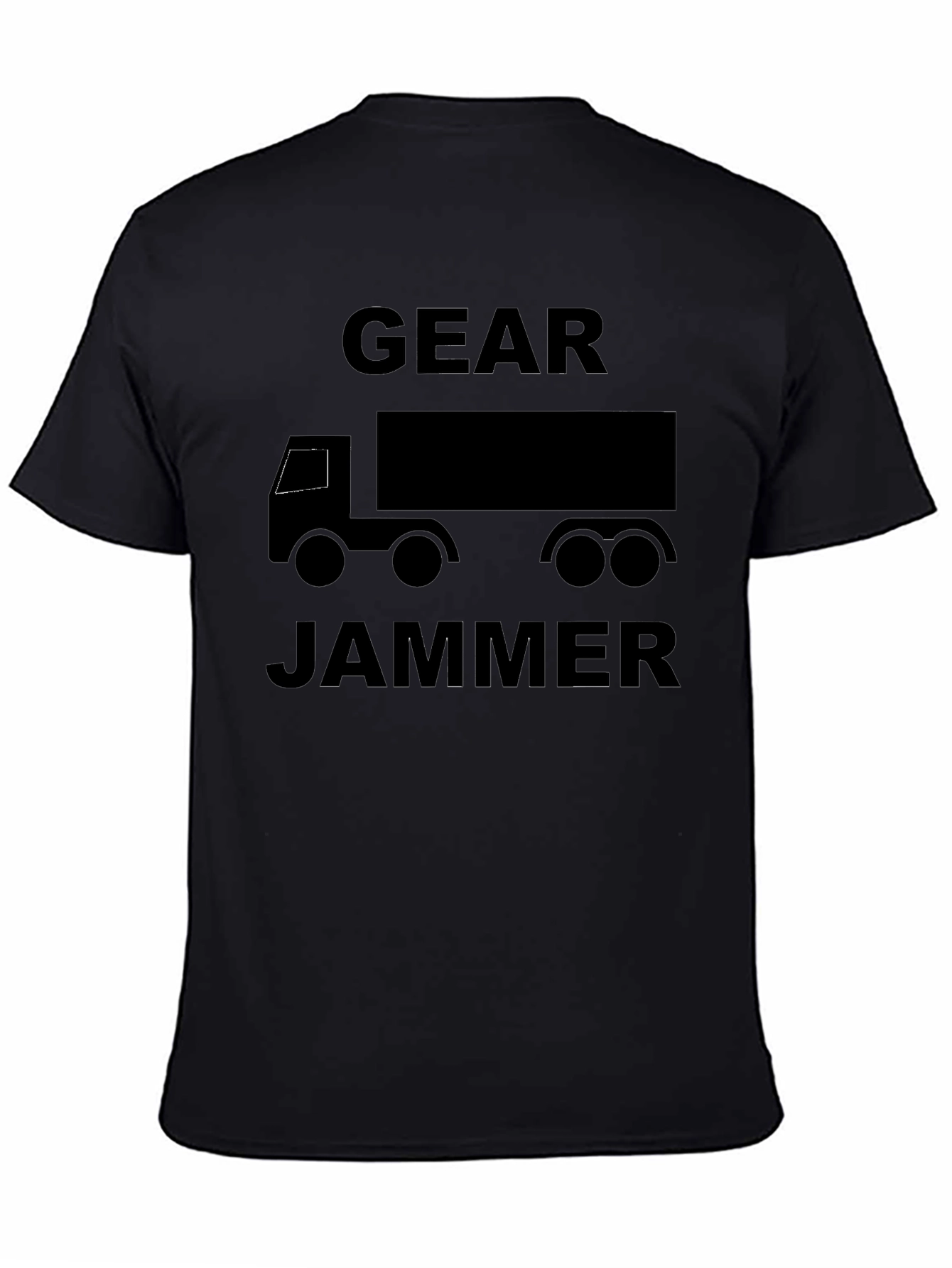 Gear Jammer Trucker Tee - Black