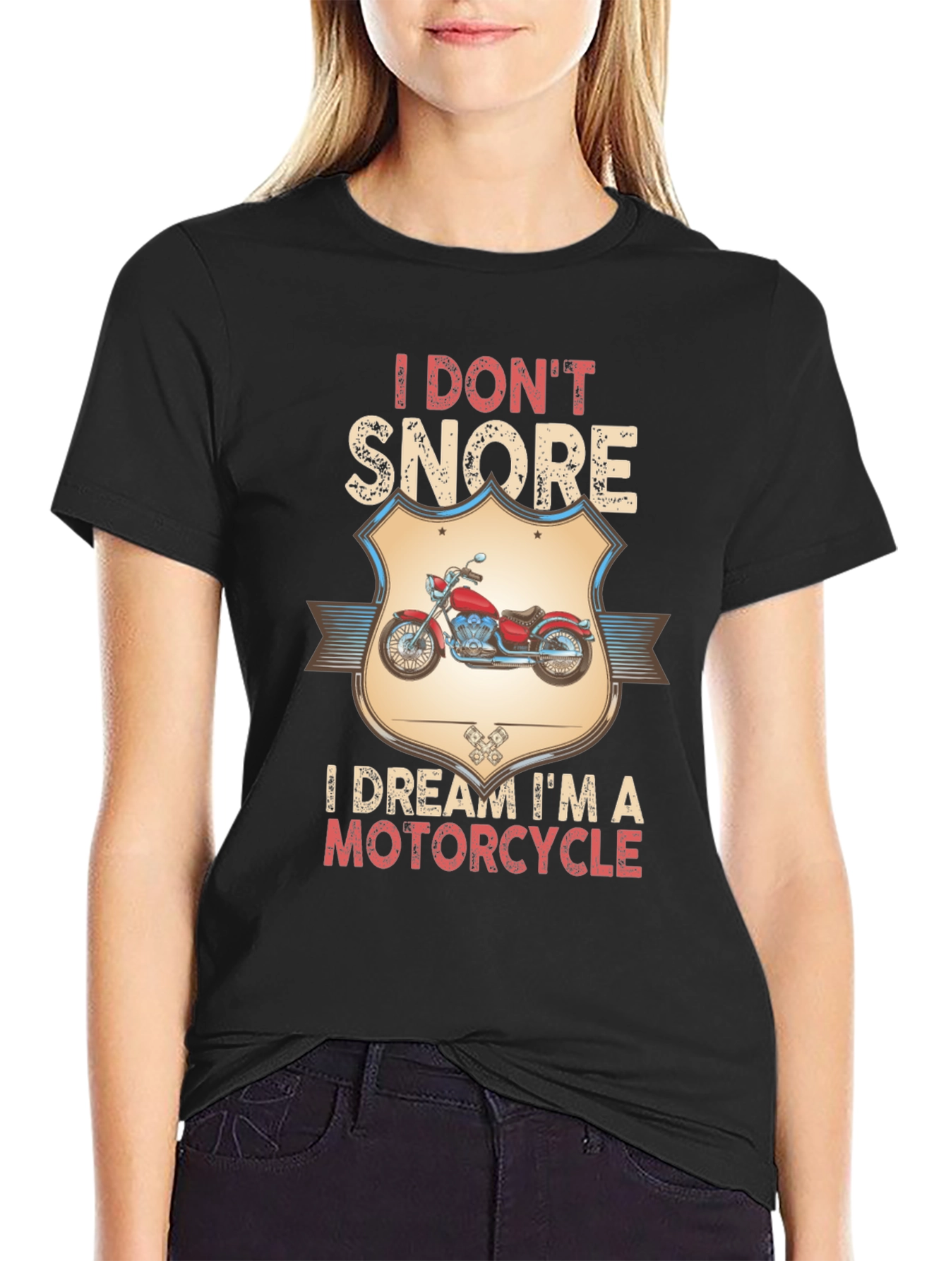I Dont Snore Motorcycle T-Shirt
