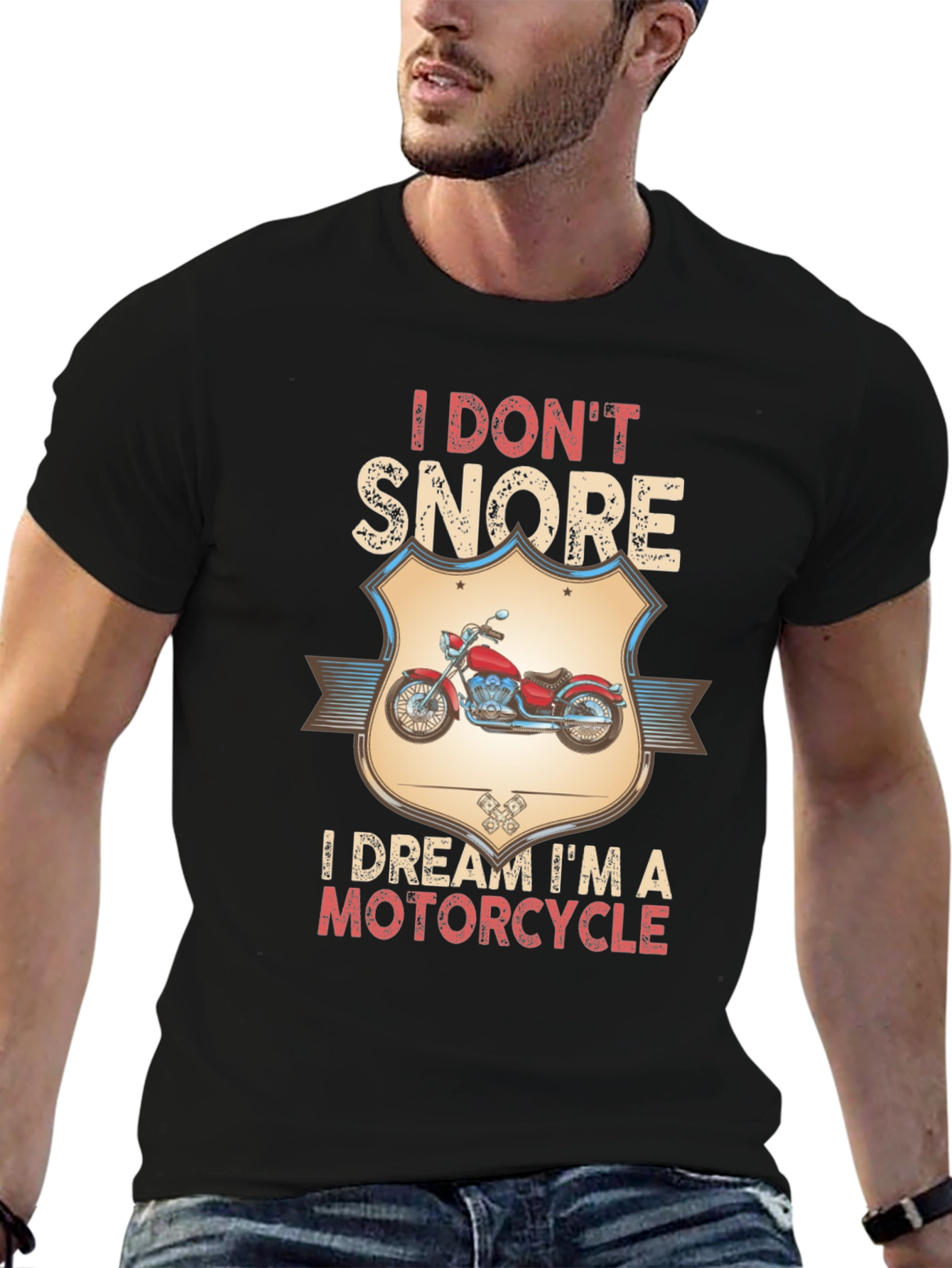 I Dont Snore Motorcycle T-Shirt