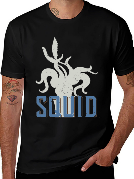 Squid Graphic T-Shirt - Sea Creature Tee