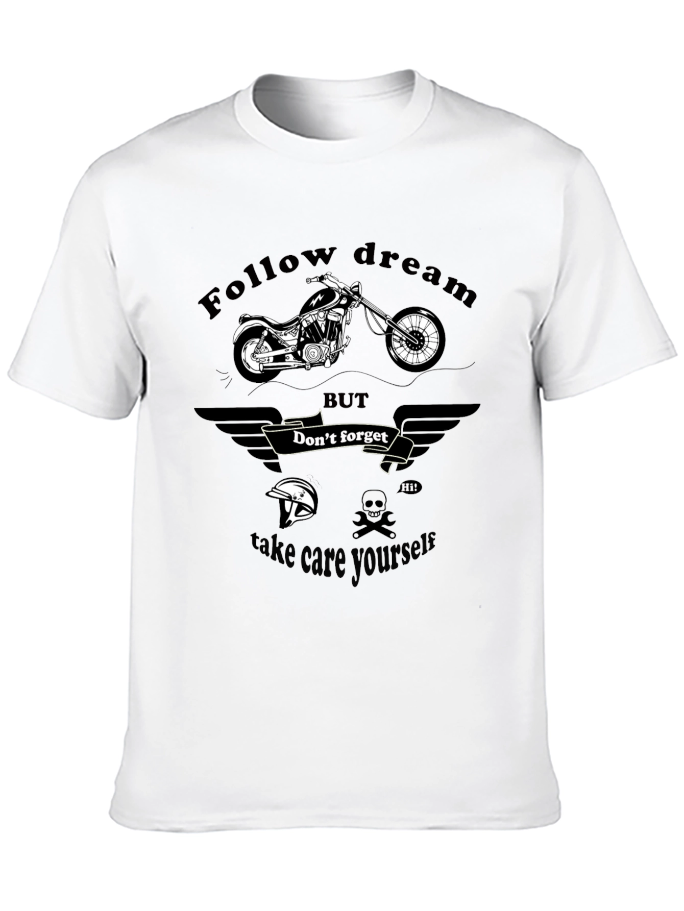 Follow Dream Graphic Print T-Shirt
