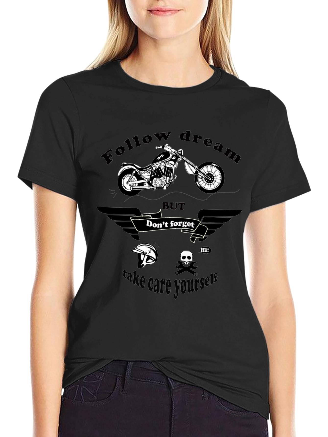 Follow Dream Graphic Print T-Shirt