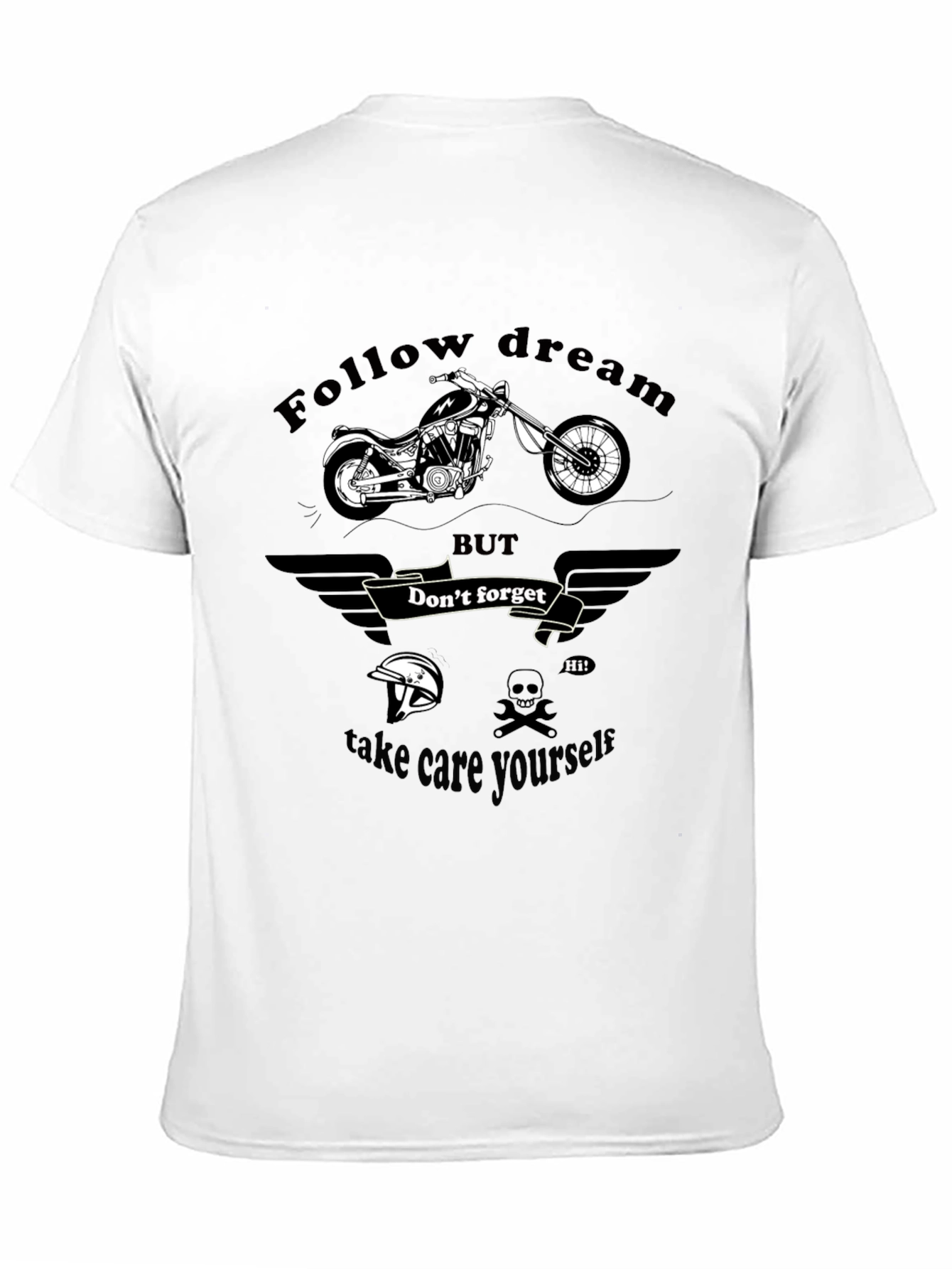 Follow Dream Graphic Print T-Shirt